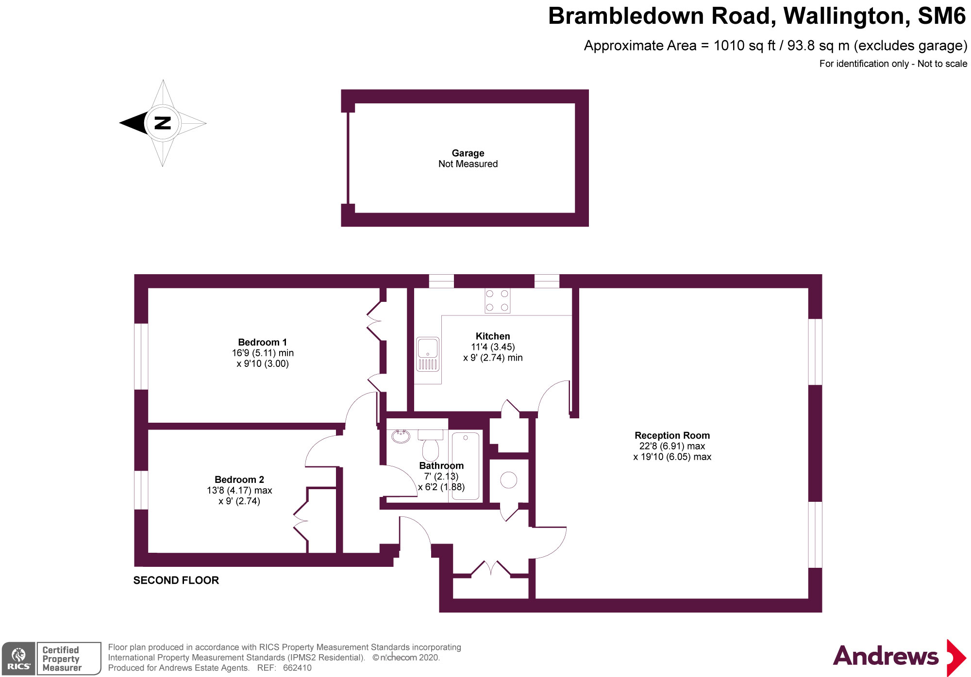 2 bed flat for sale in Brambledown Road, Wallington SM6 Zoopla