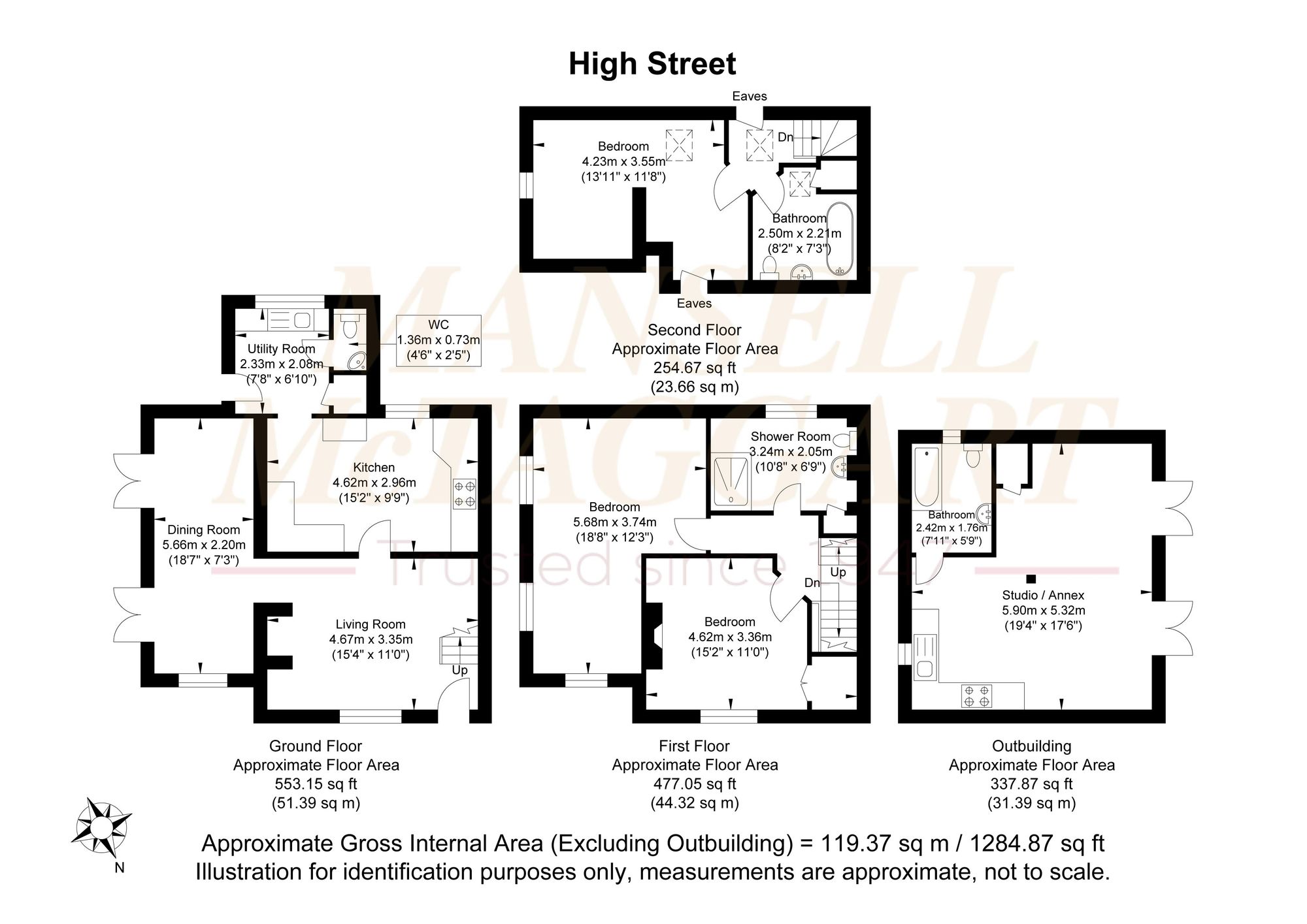 1 Arun Cottages, High Street, Loxwood floorplan