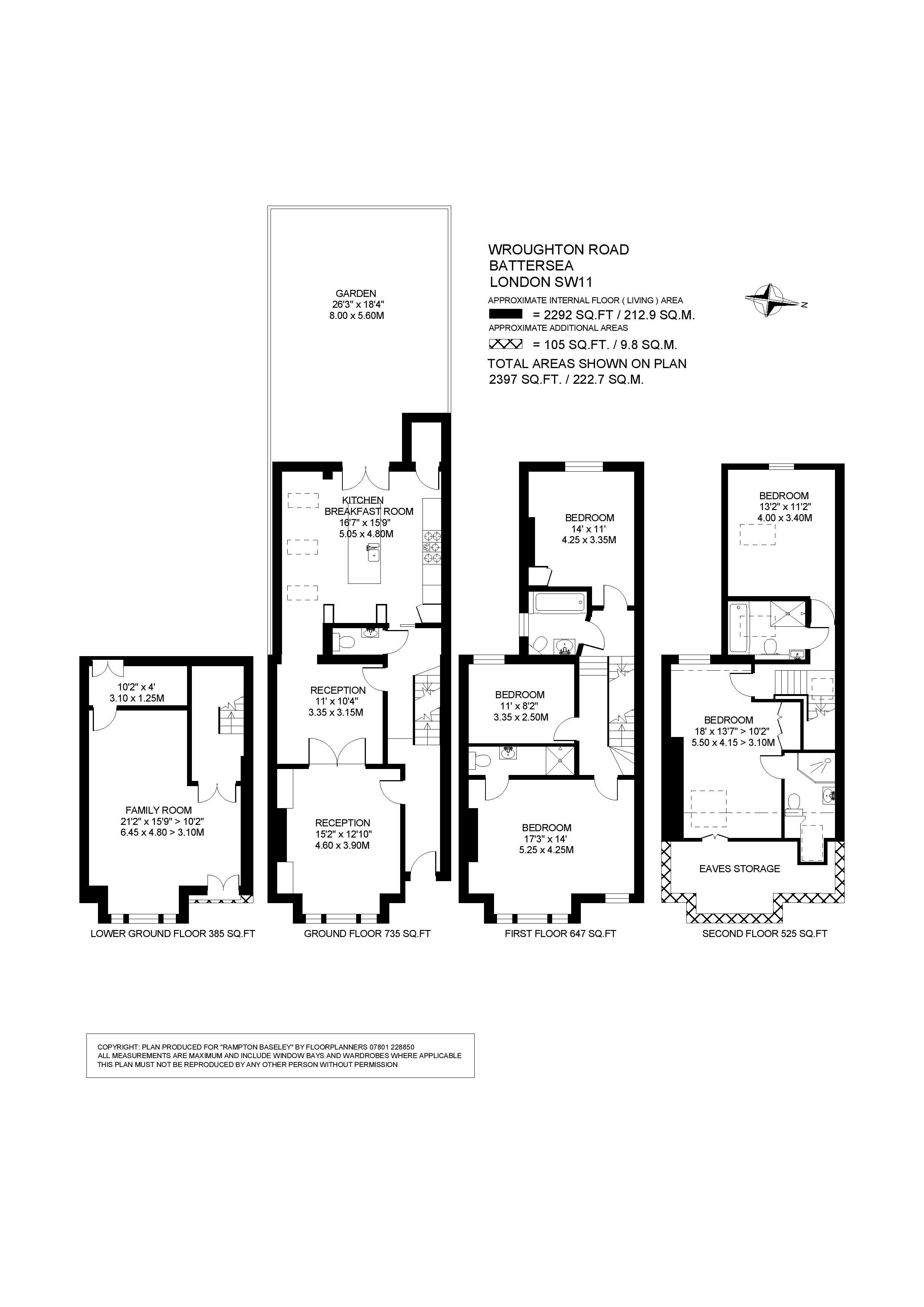 70, Wroughton Road, London floorplan