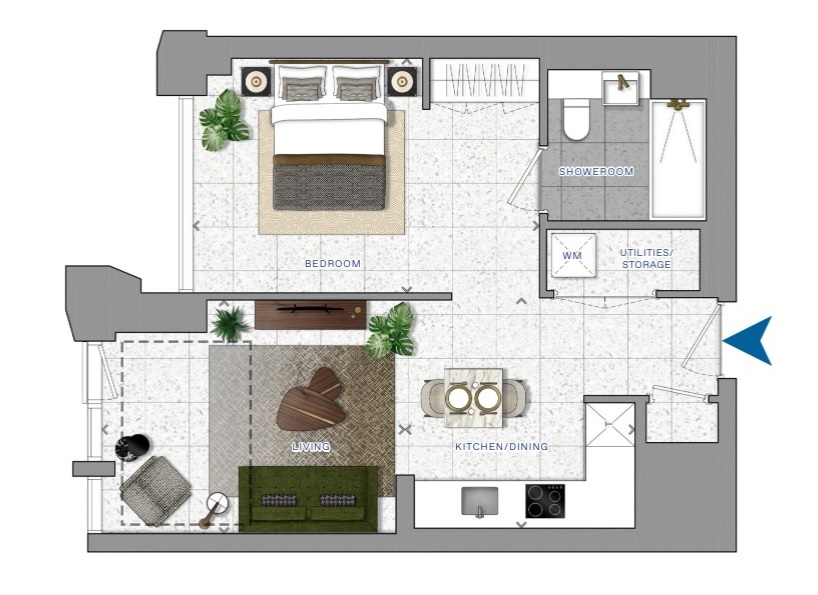 2007, Bouchon Point, The Silk District, London floorplan