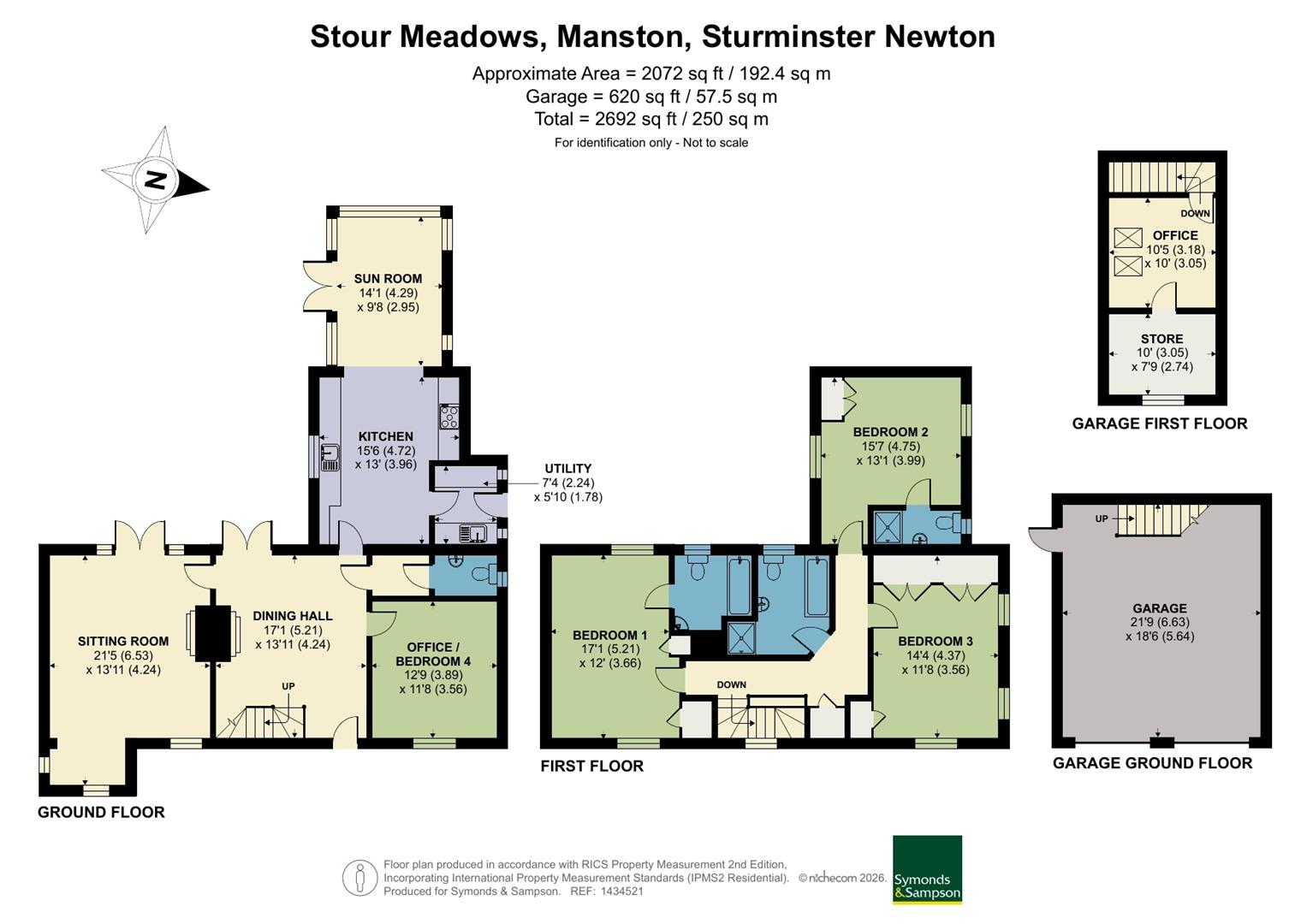 Copper Thatch, Stour Meadows, Sturminster Newton floorplan
