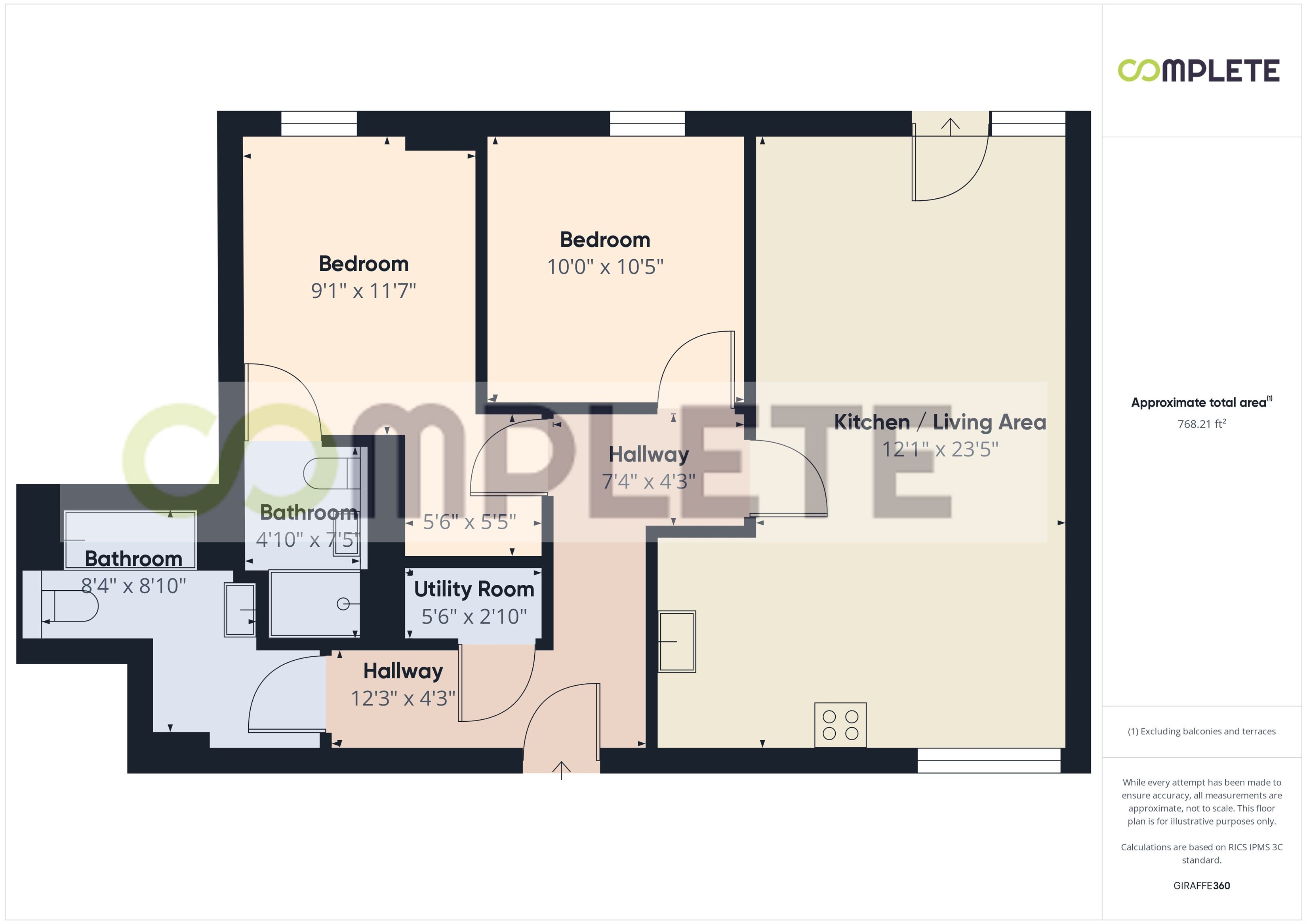 Apt 1 (Plot 0101) The Assembly, 1 Cambridge Street, Manchester floorplan