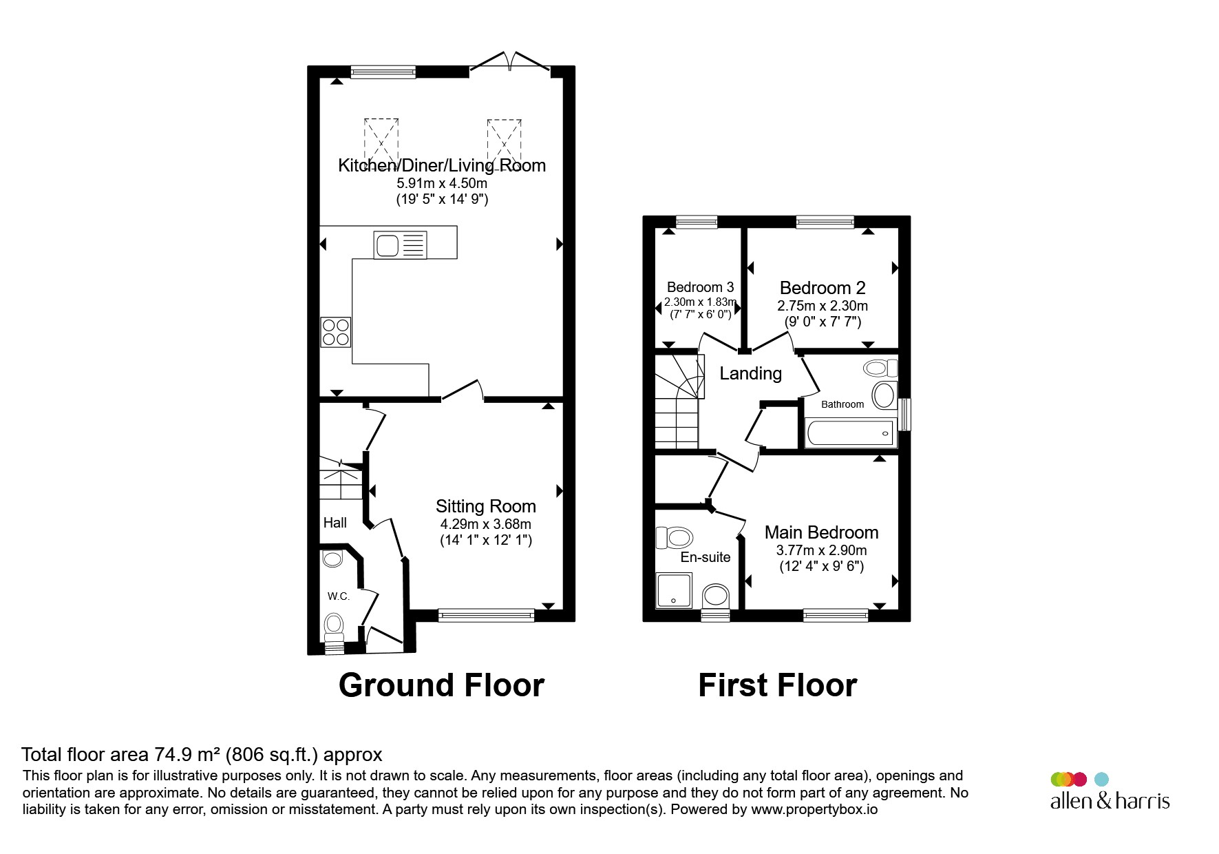 25, Wrag View, Swindon floorplan