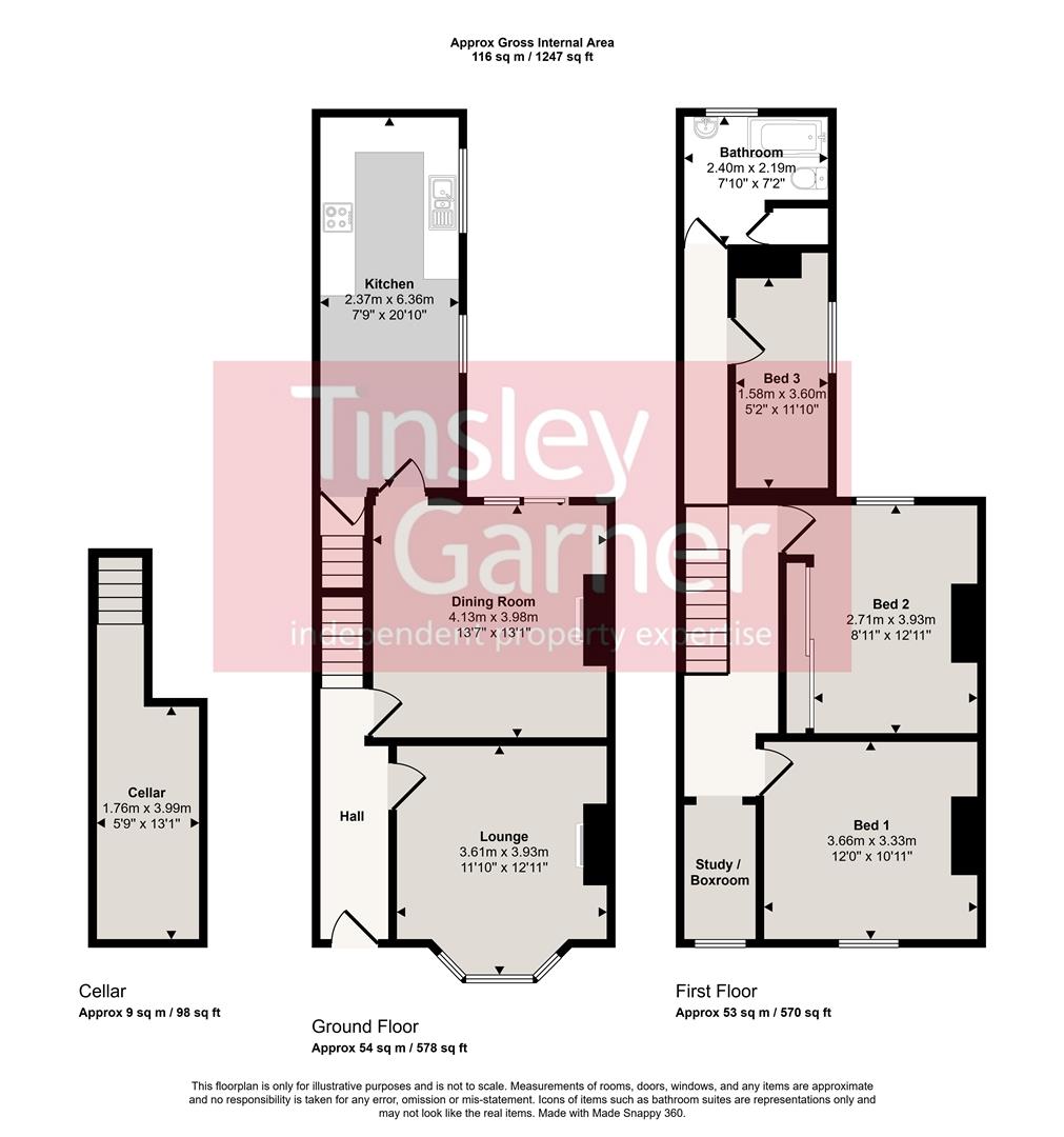 108, Newcastle Road, Stone floorplan