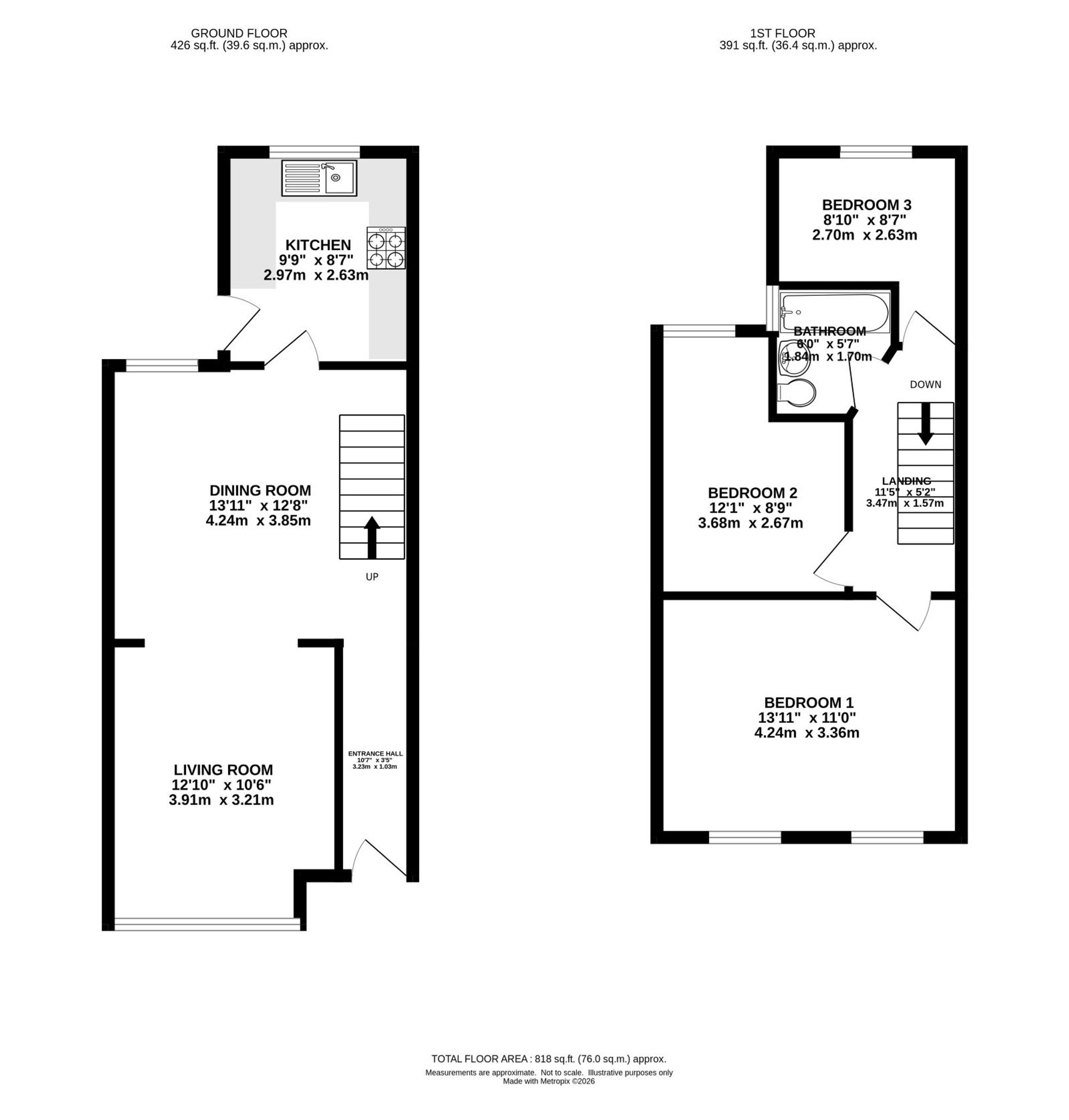 116 Taylors Road, Manchester floorplan