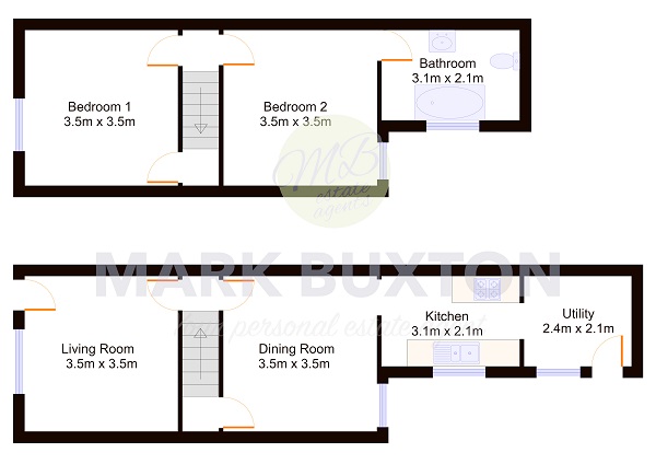 2 Bedrooms Terraced house for sale in Daintry Street, Oakhill, Stoke On Trent ST4