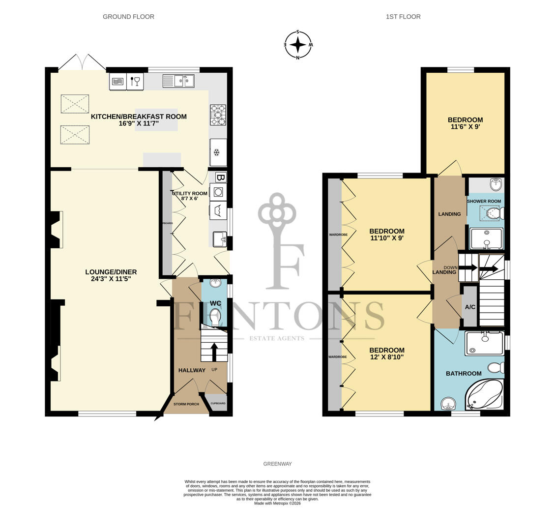 5, Greenway, Frinton-on-Sea floorplan