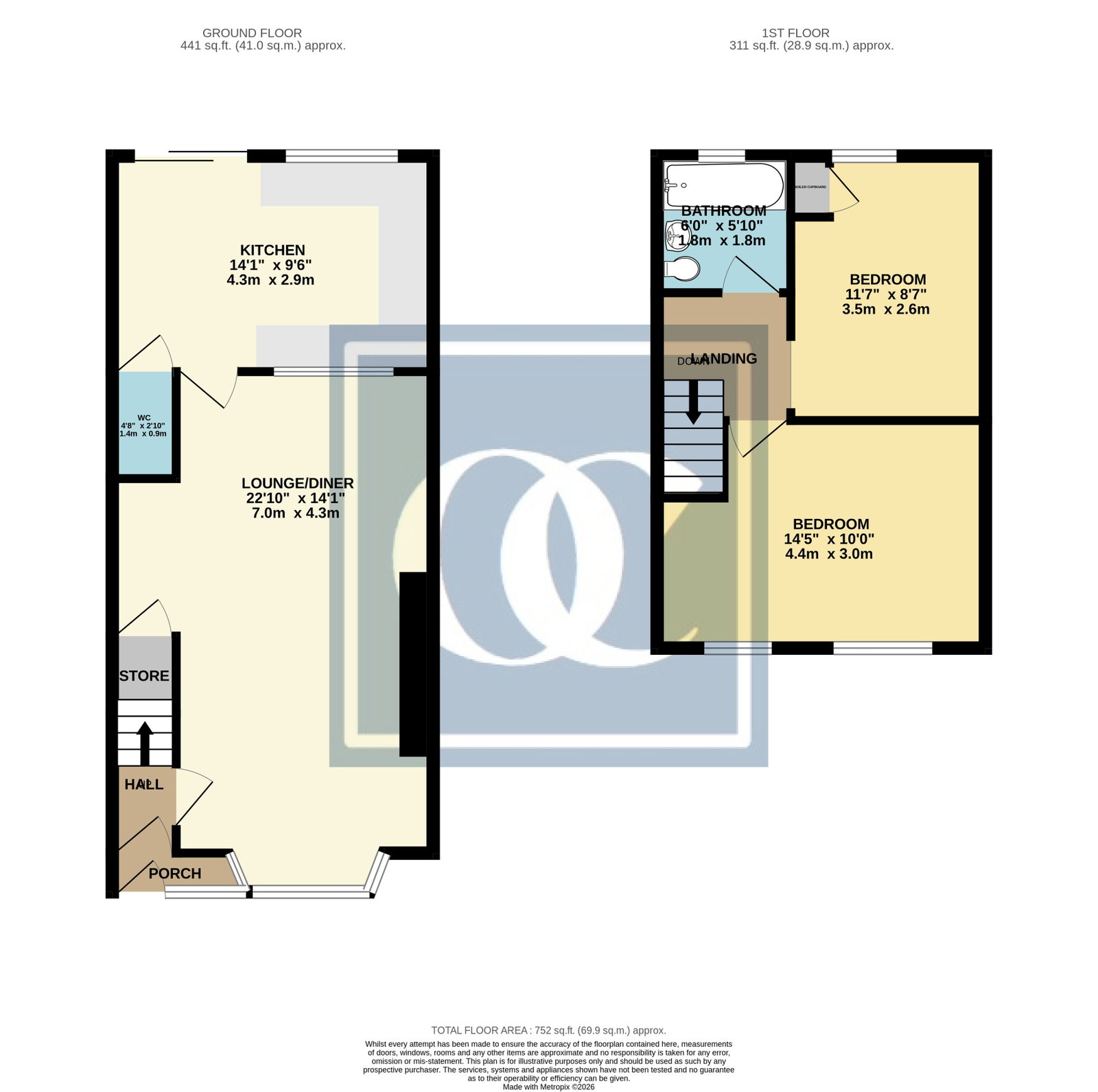 6, Pembrook Road, Coventry floorplan