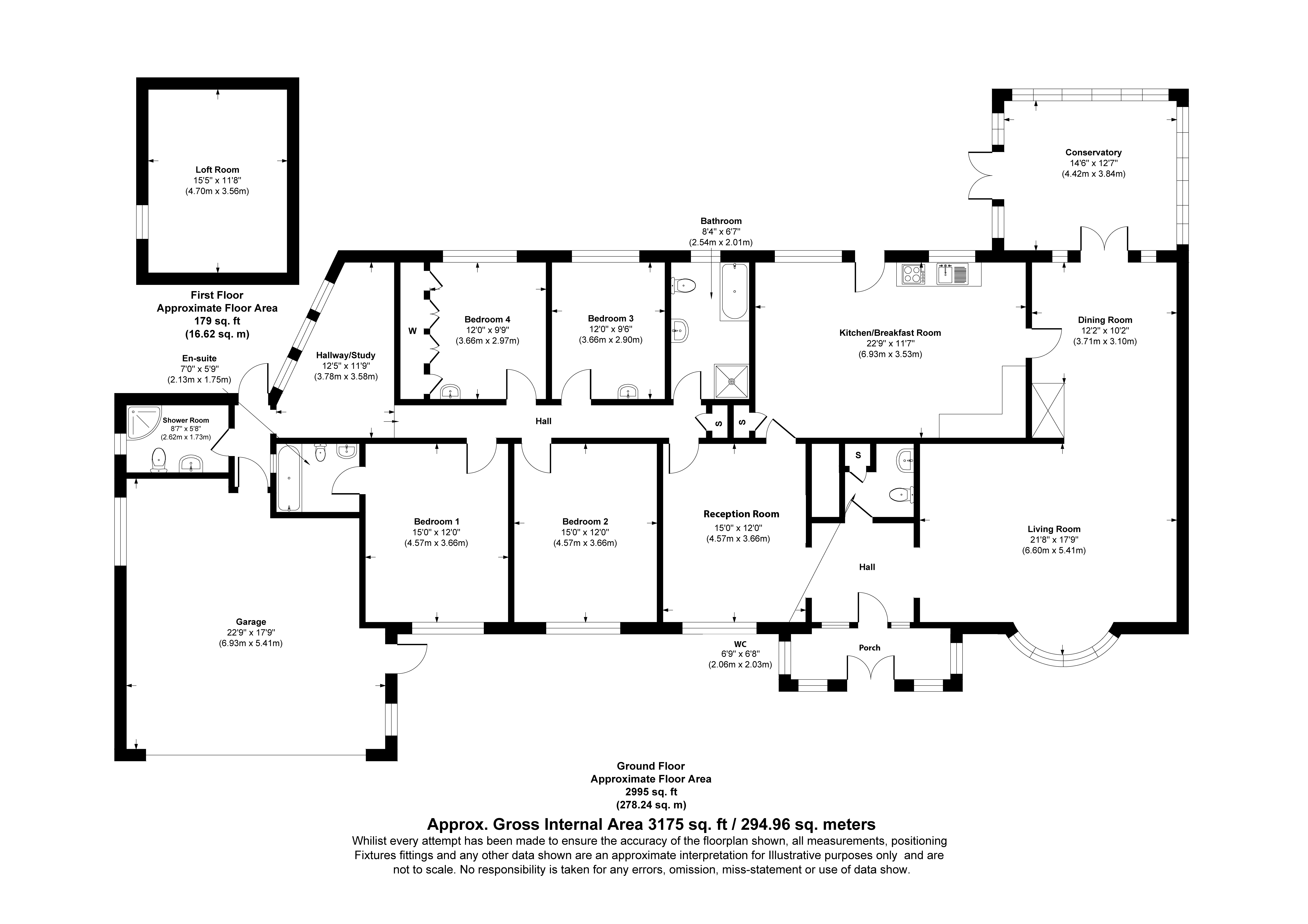 101A, Moss Lane, Greater Manchester floorplan