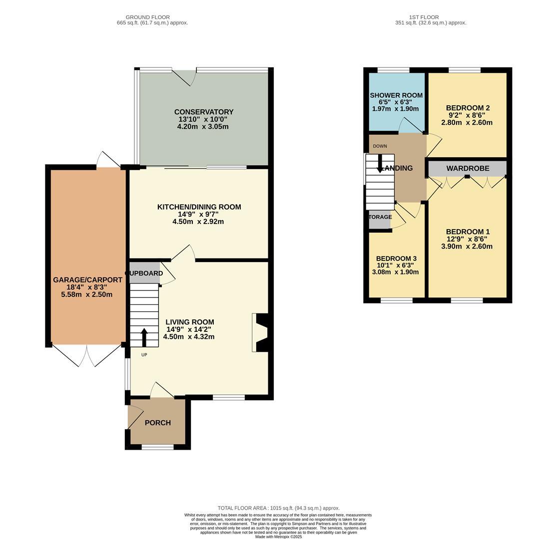 8, Washington Court, Thrapston floorplan