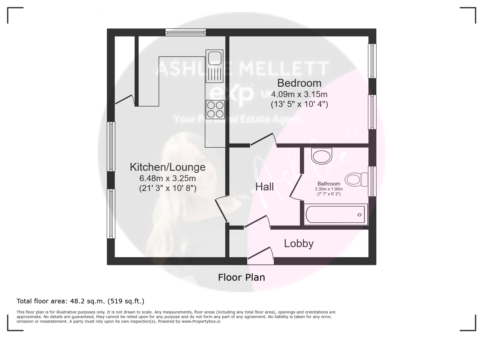 Rose Court, 2a,Flat 7, Fobbing Road, Stanford-le-hope floorplan