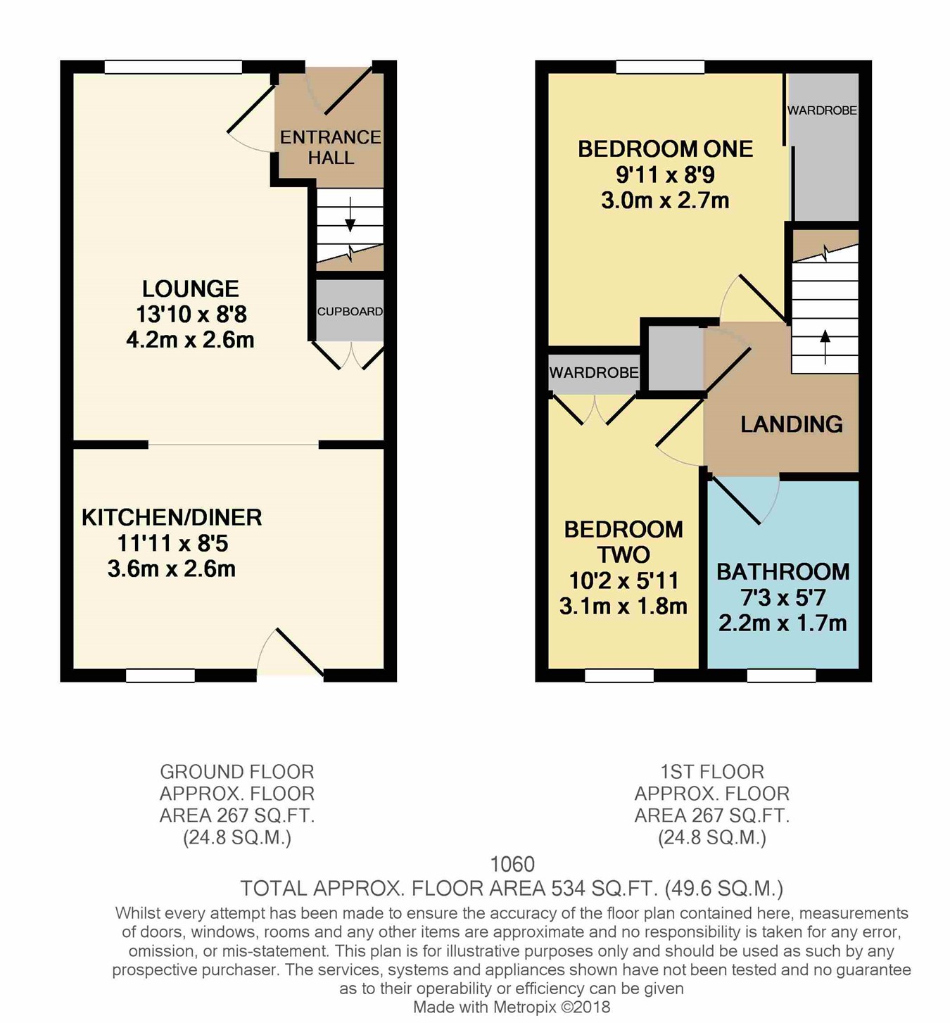 2 Bedrooms Terraced house for sale in Coalport Close, Harlow CM17