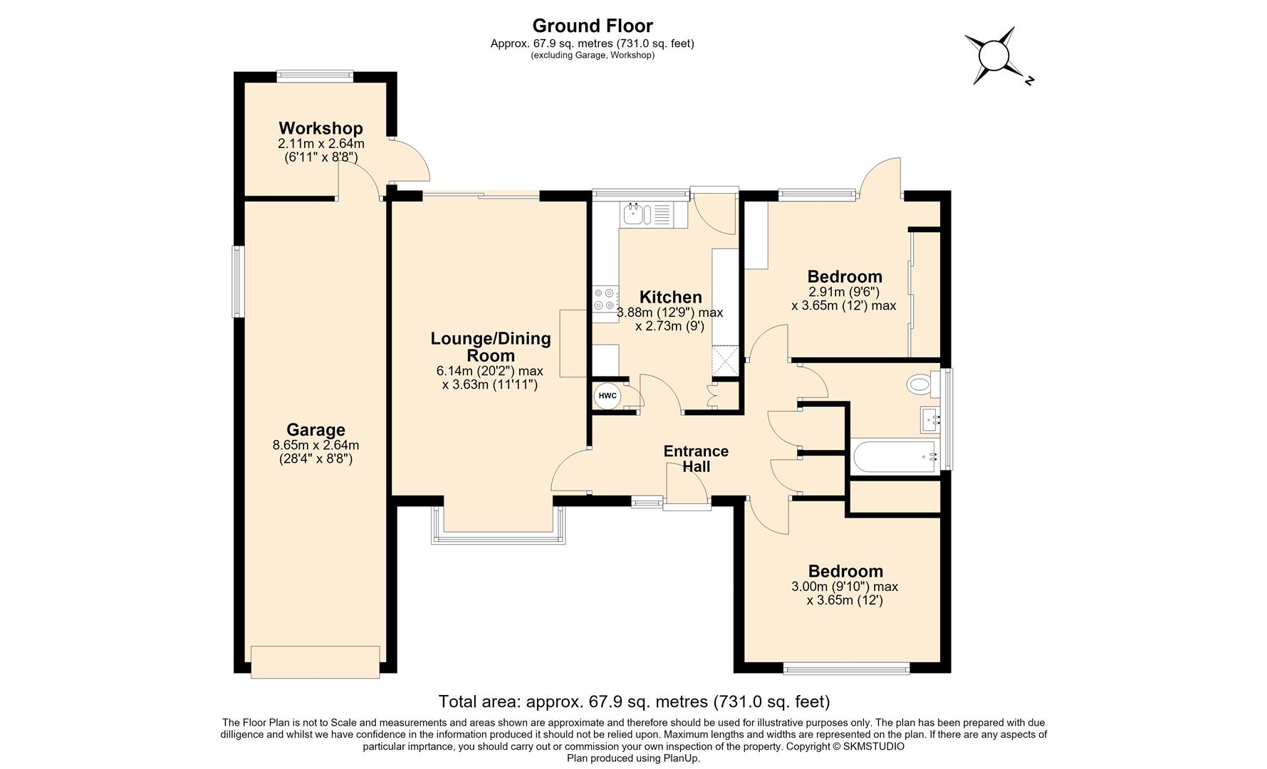 32, Church Lane, Eaton Bray floorplan