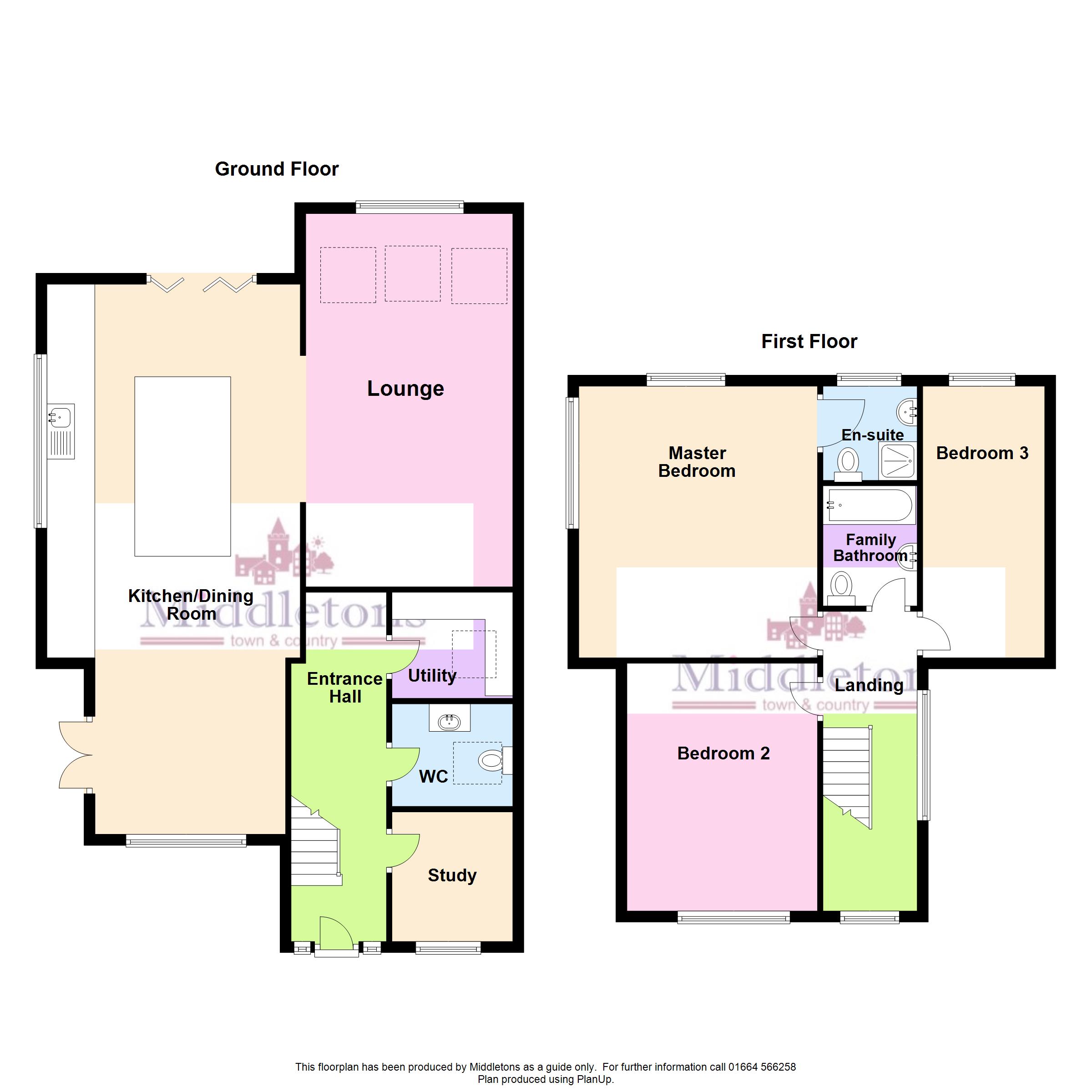 New home, 3 bed detached house for sale in Station Avenue, South Witham