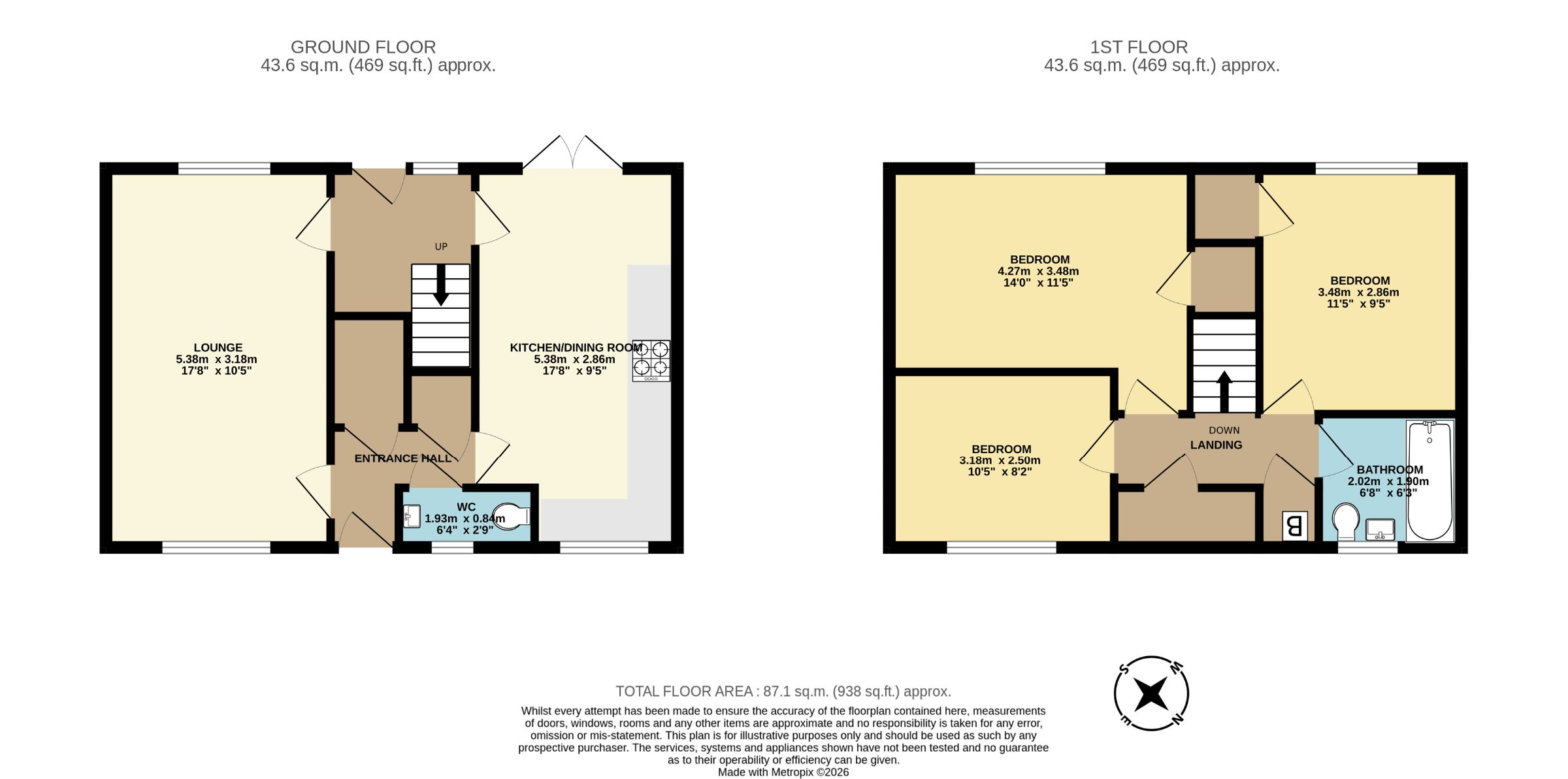 41 Luscombe Road, Paignton floorplan