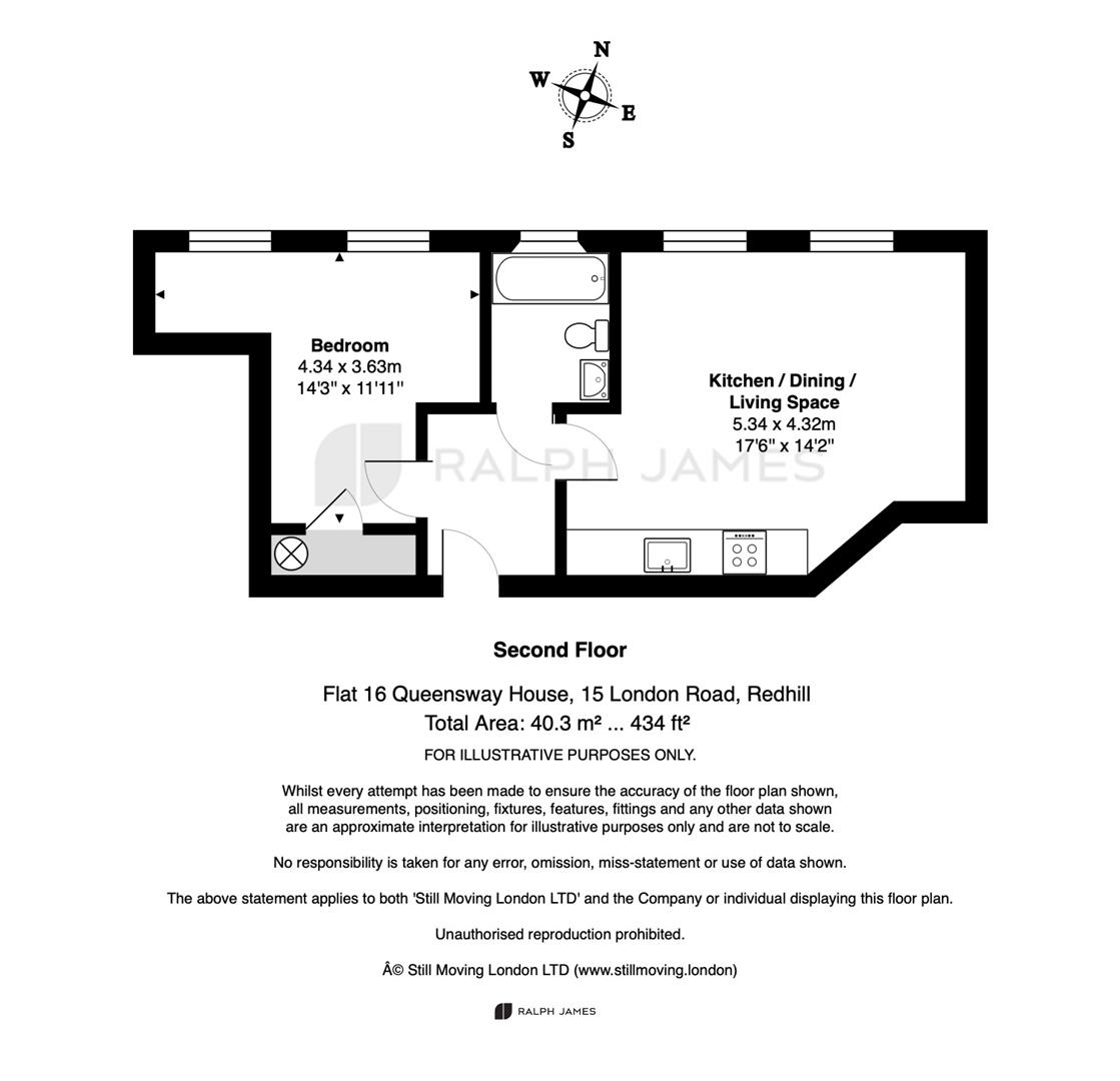 Queensway House, 15 London Road, Redhill floorplan