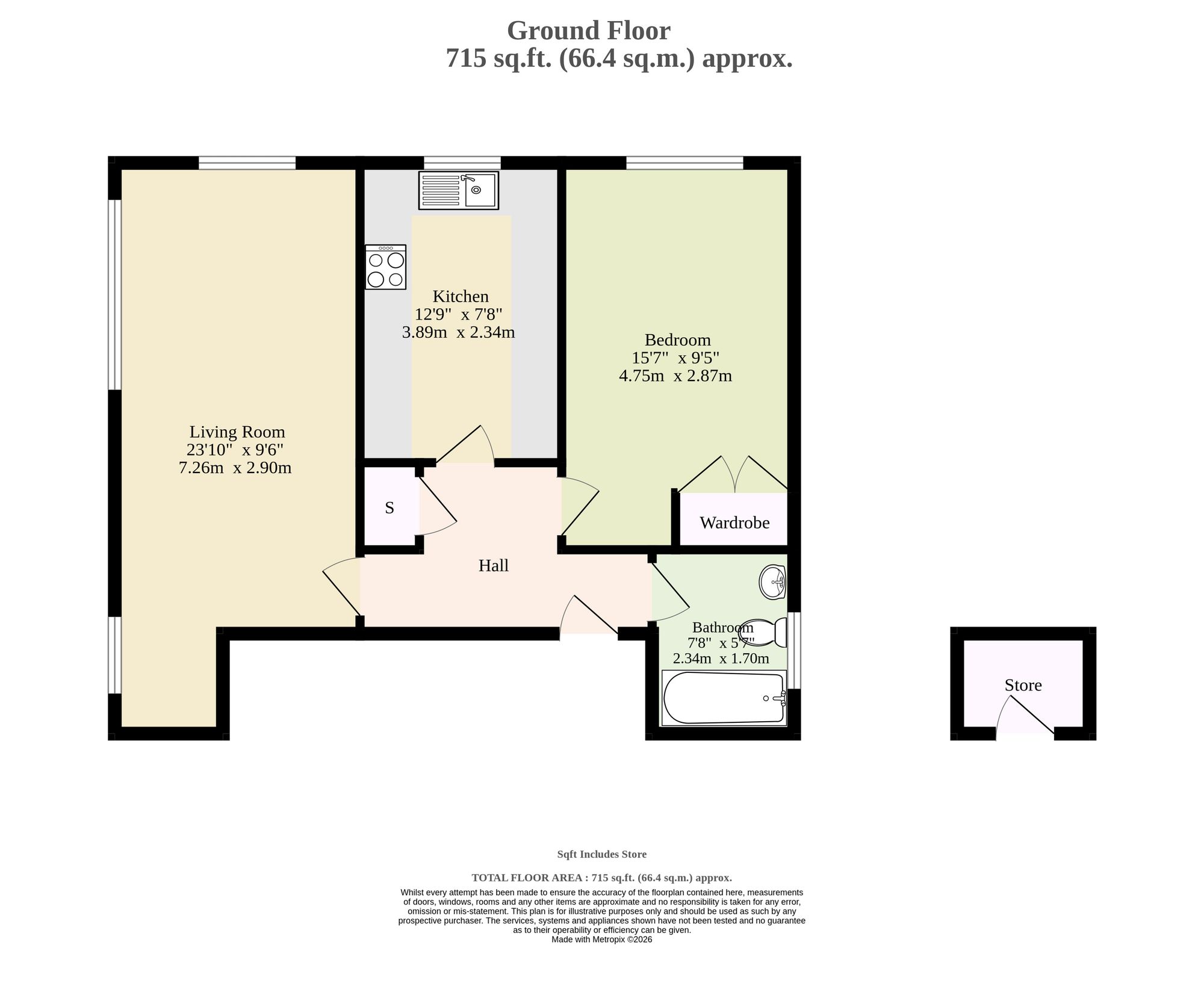 6 Market Cross Mews Market Place, North Walsham floorplan