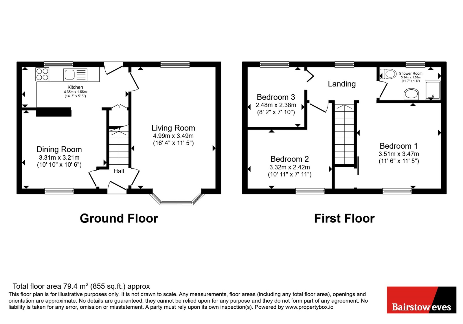 50, Lime Crescent, Mansfield floorplan
