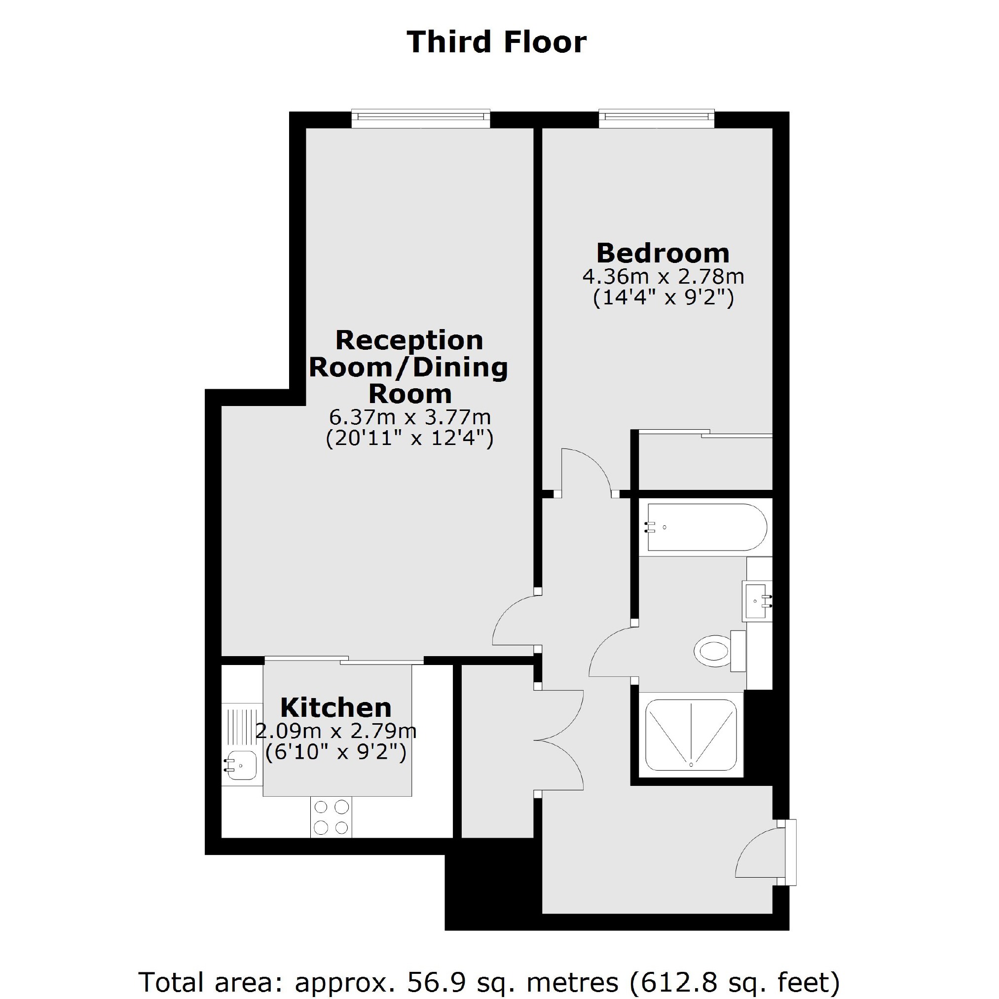 High Street, Teddington TW11, 1 bedroom flat for sale 62450038