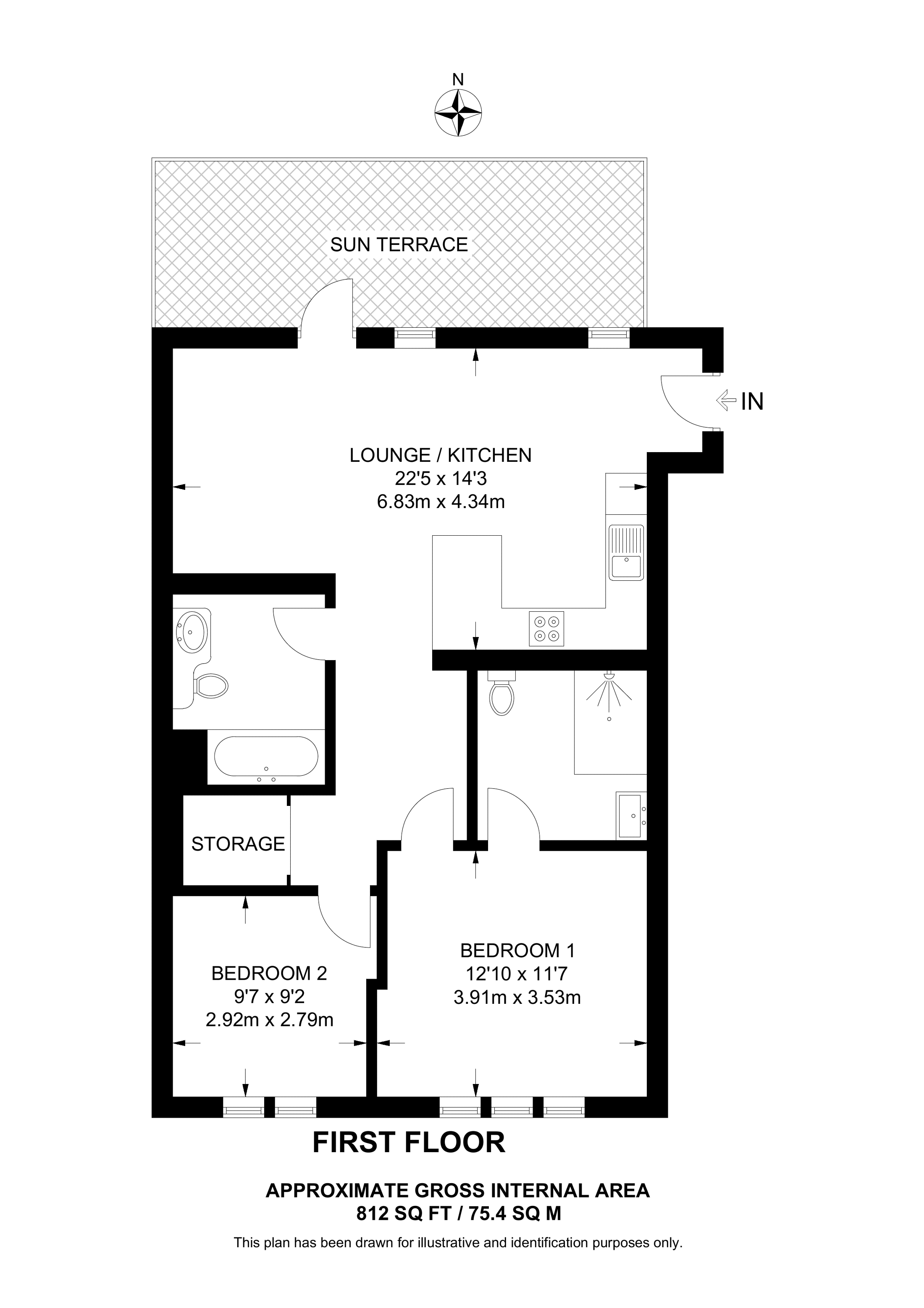 Hillreach, Woolwich floorplan