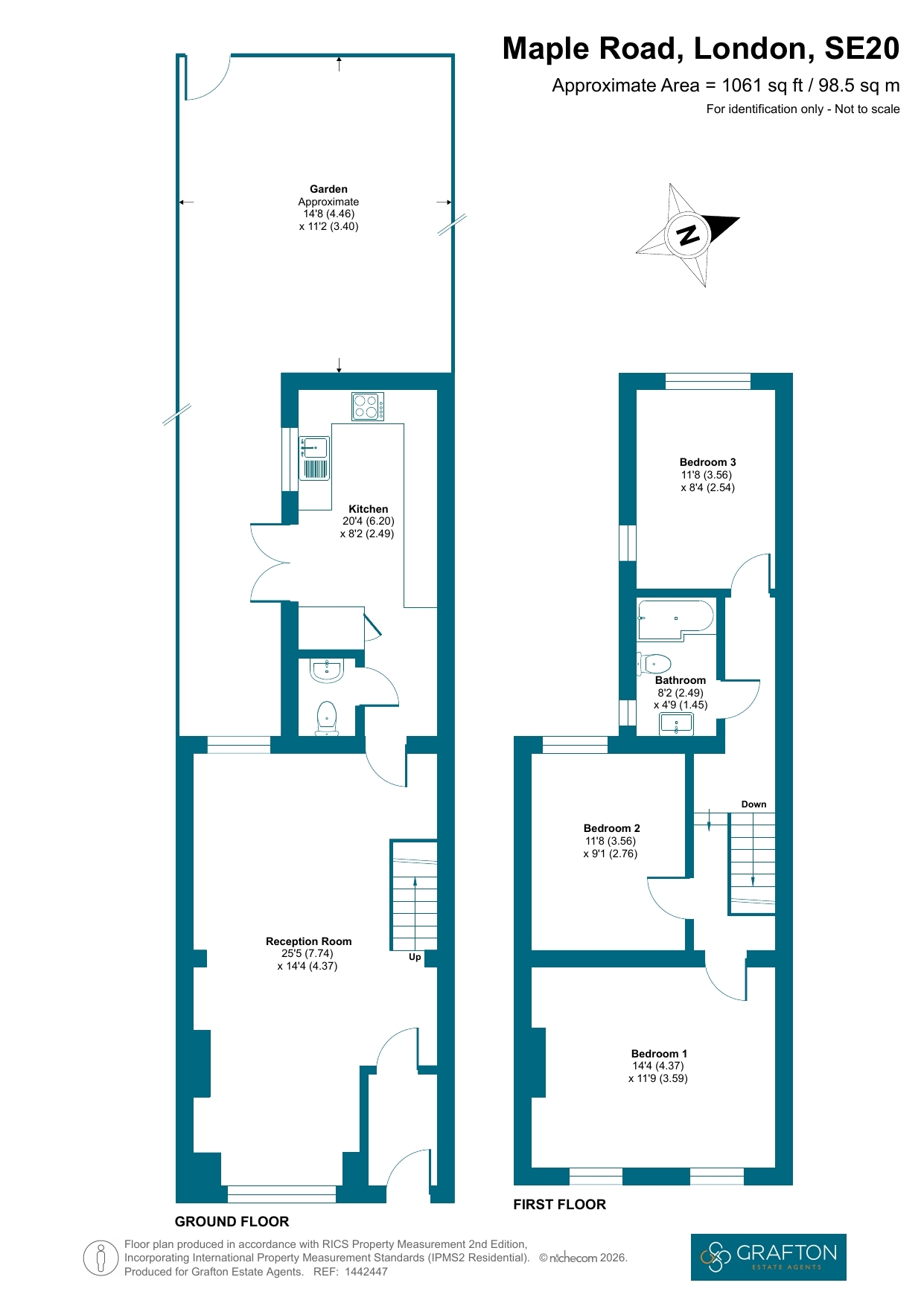 79, Maple Road, London floorplan