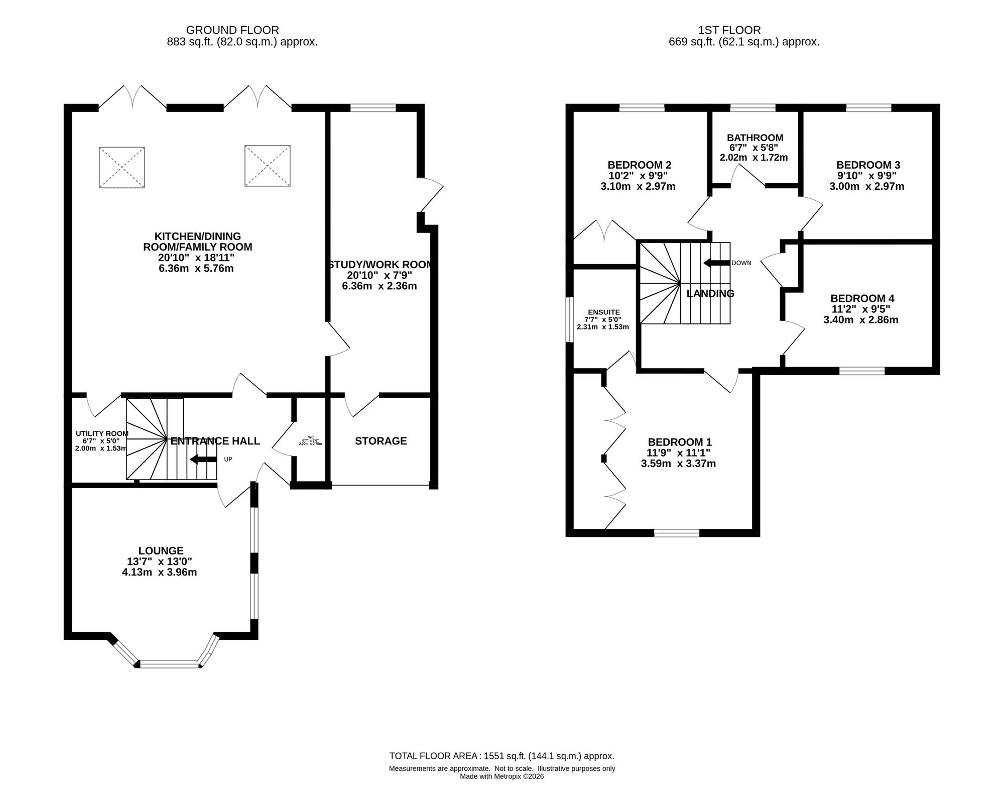 27 Beverley Way, Macclesfield floorplan