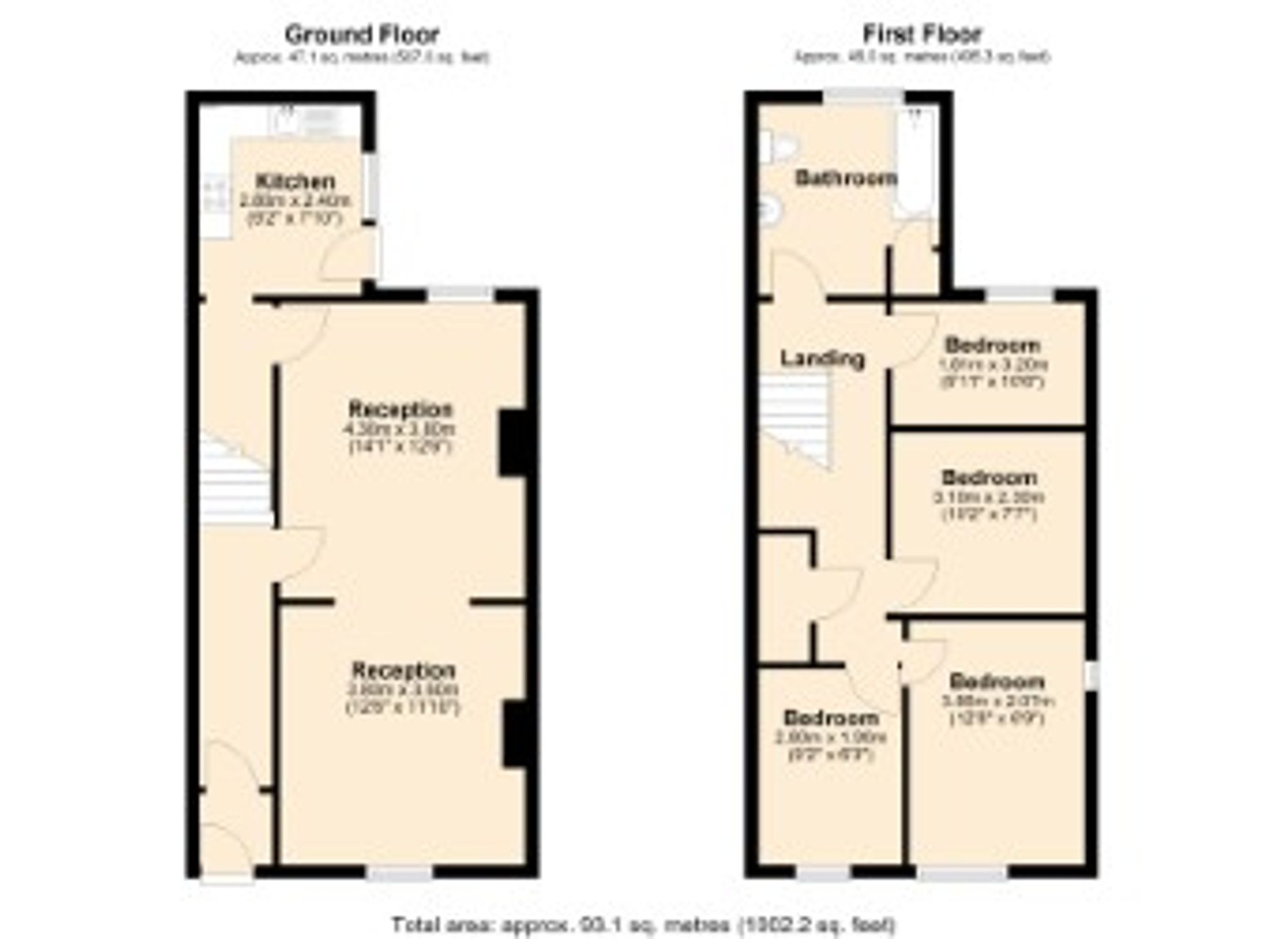 12 Highfield Road, Darwen floorplan