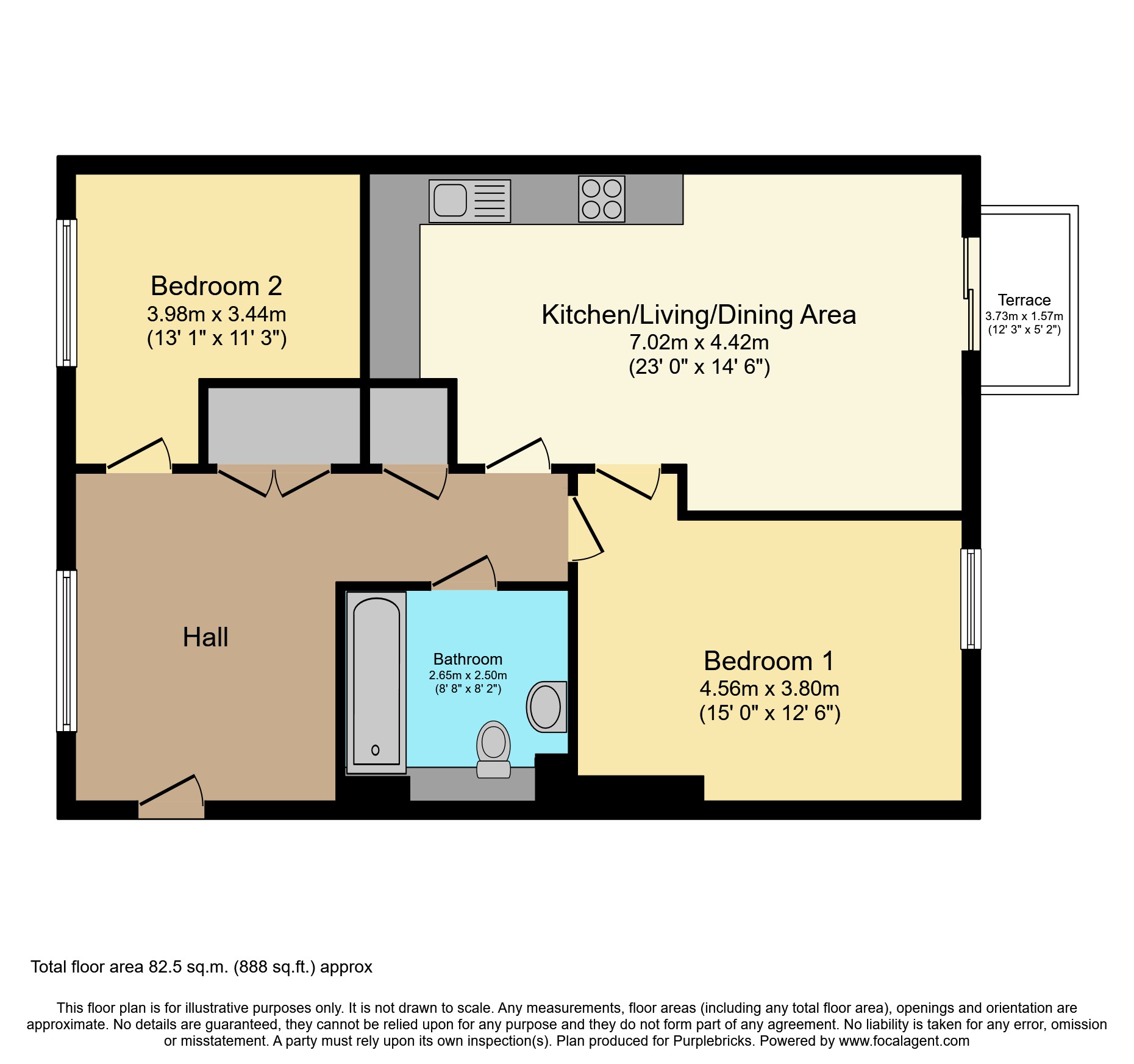 308 Lariat Court floorplan