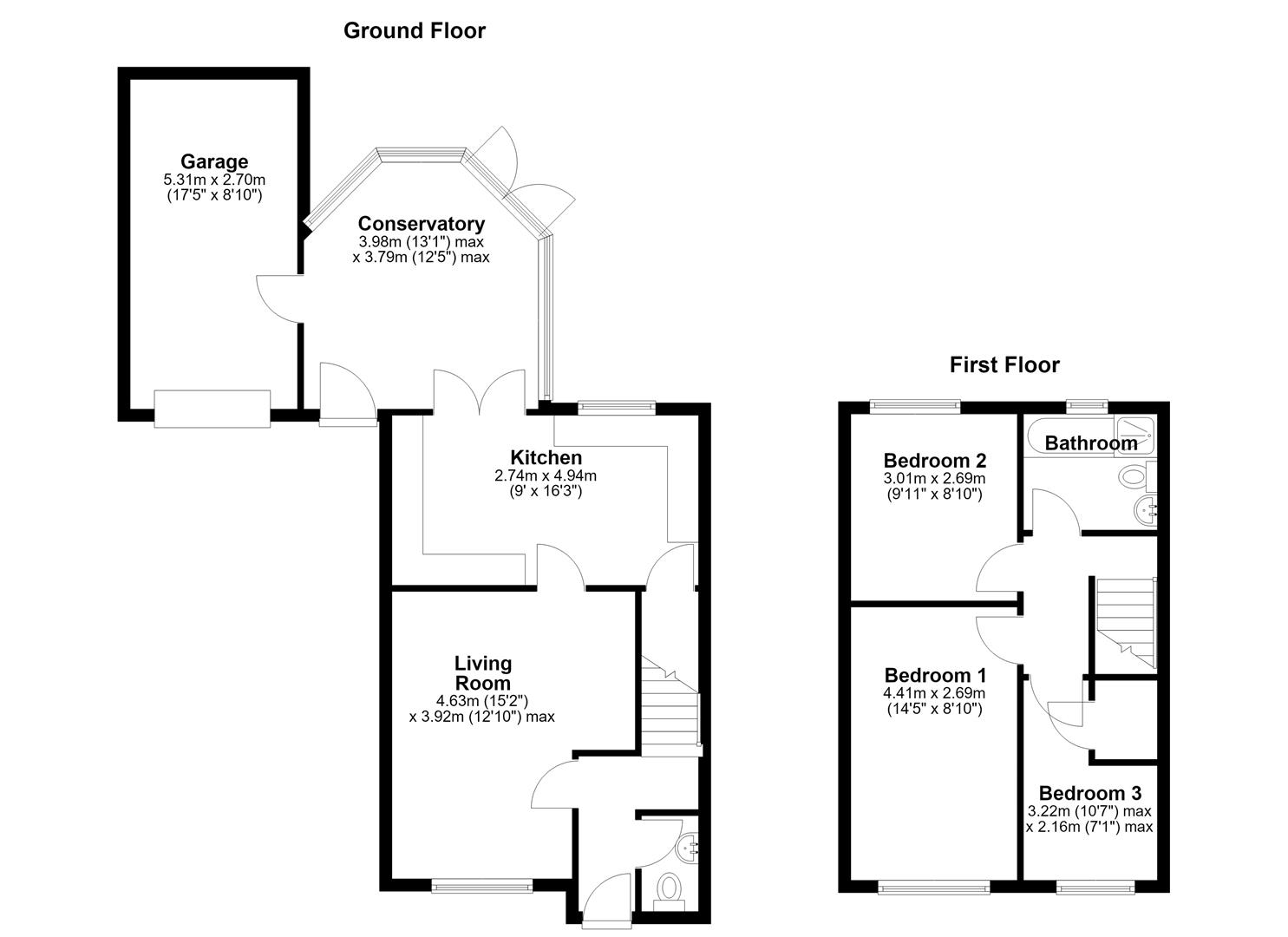 26, The Beeches, Beaminster floorplan
