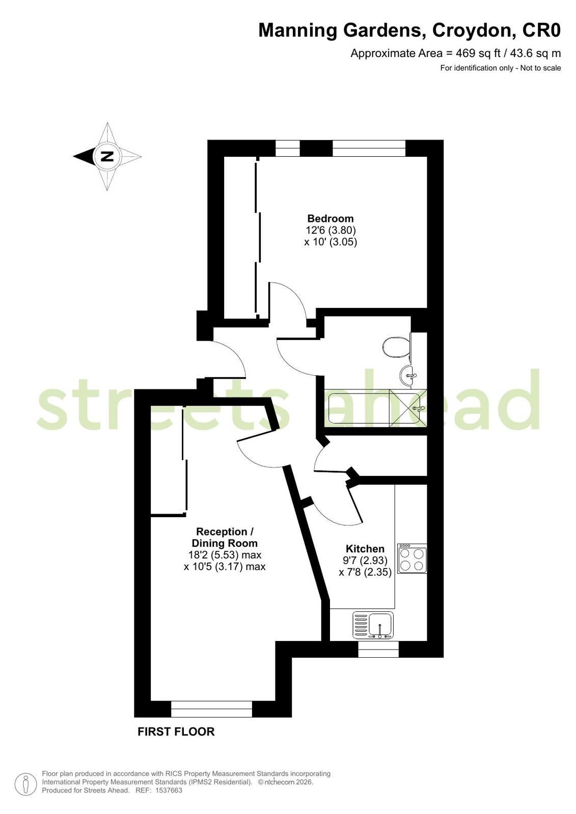 Manning Gardens, Croydon floorplan