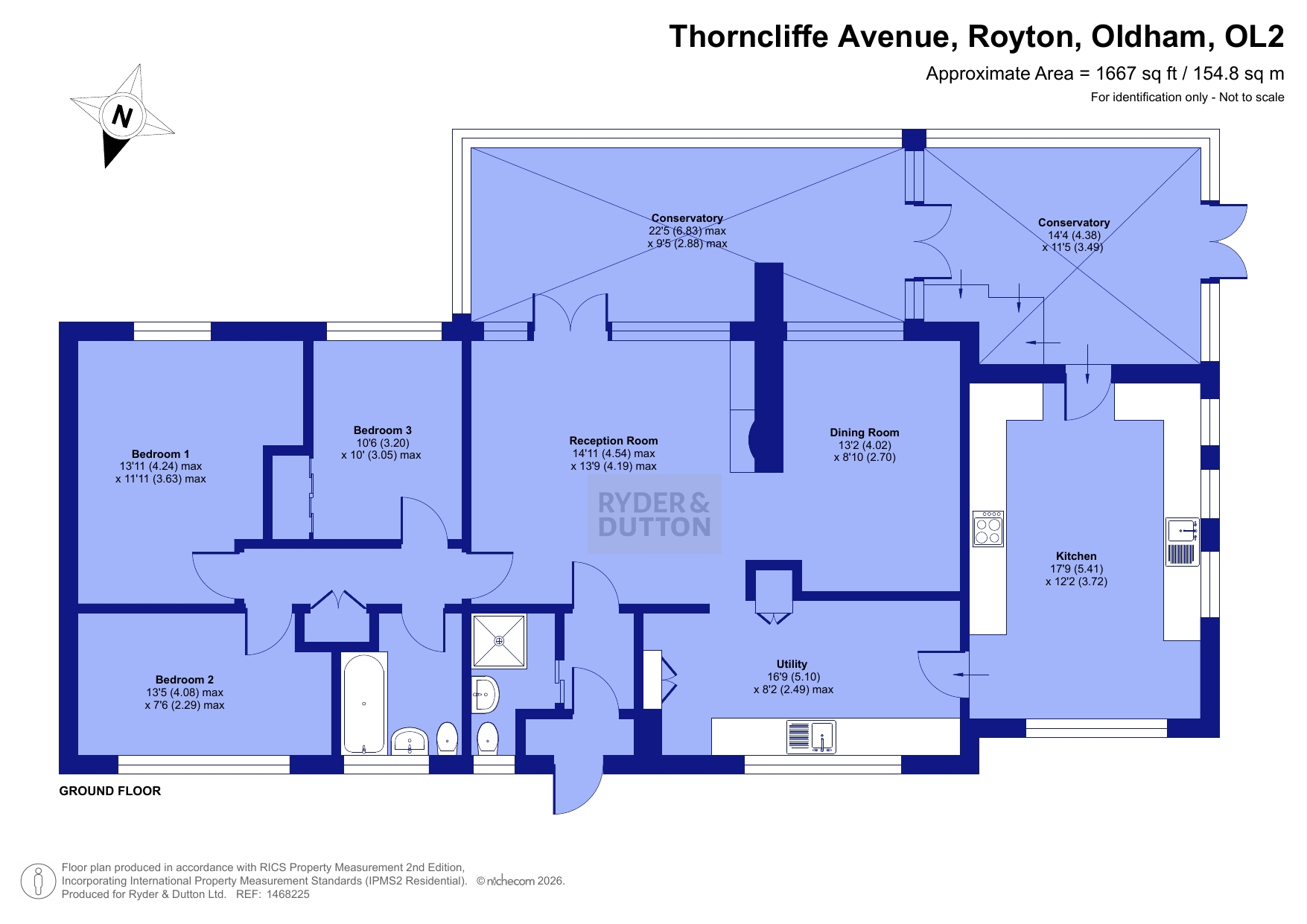 14, Thorncliffe Avenue, Oldham floorplan
