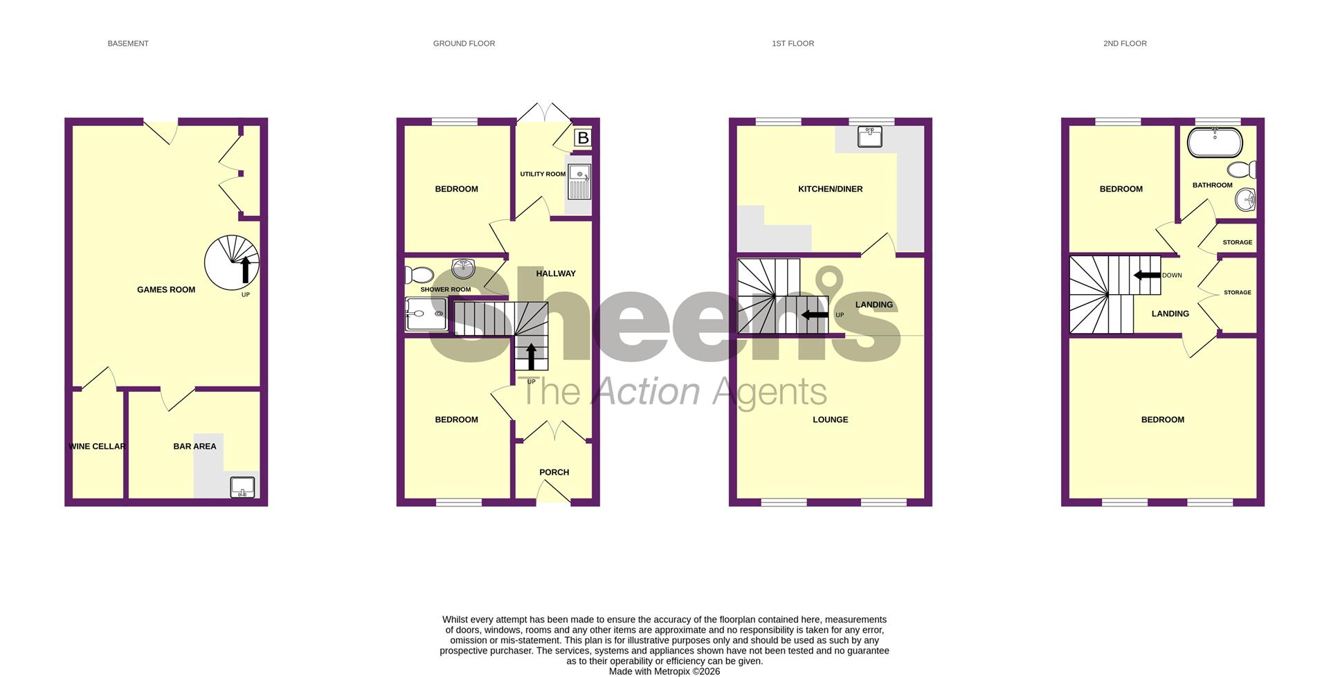 3A, East Terrace, Walton On The Naze floorplan