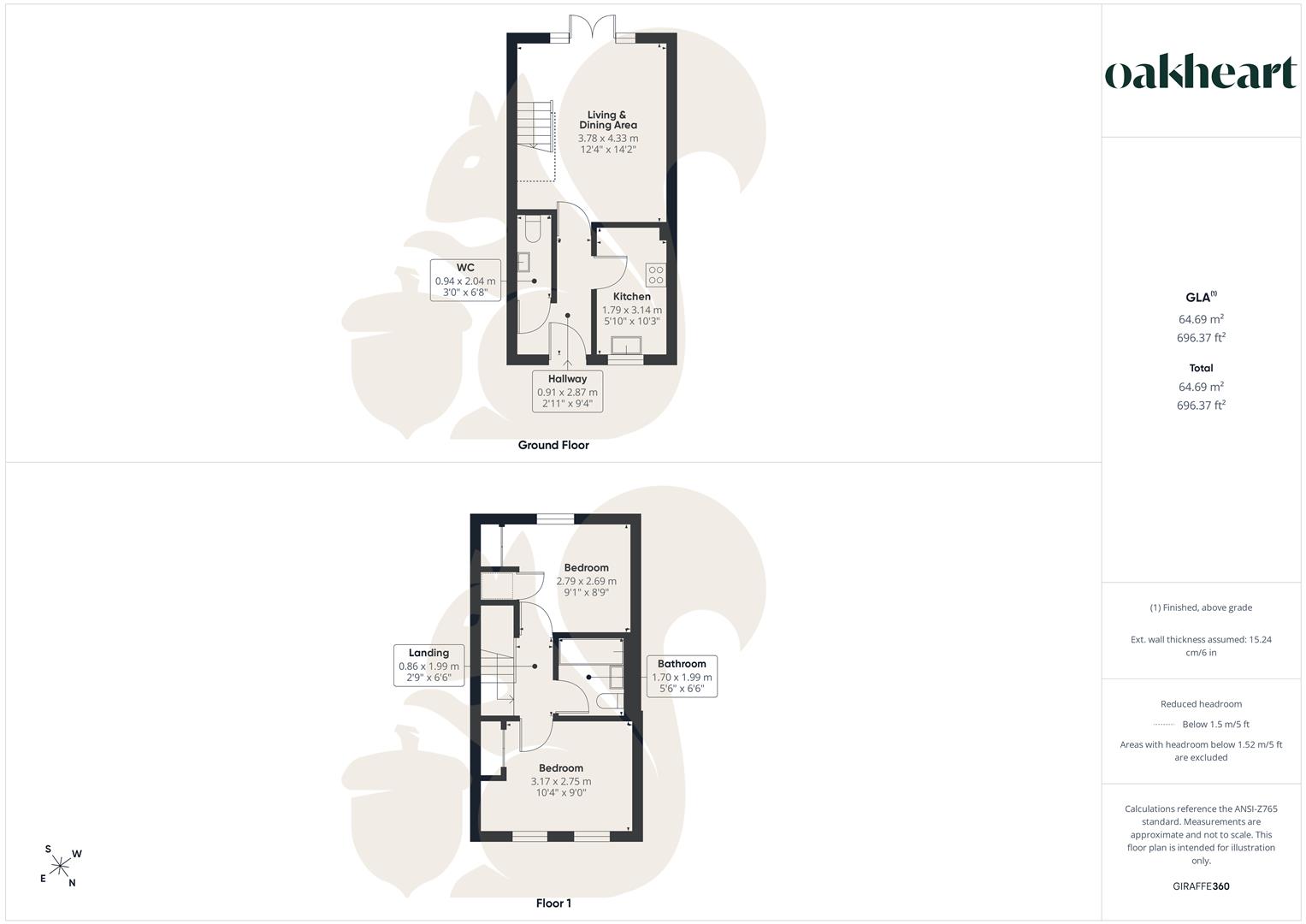 12, Flavius Way, Colchester floorplan
