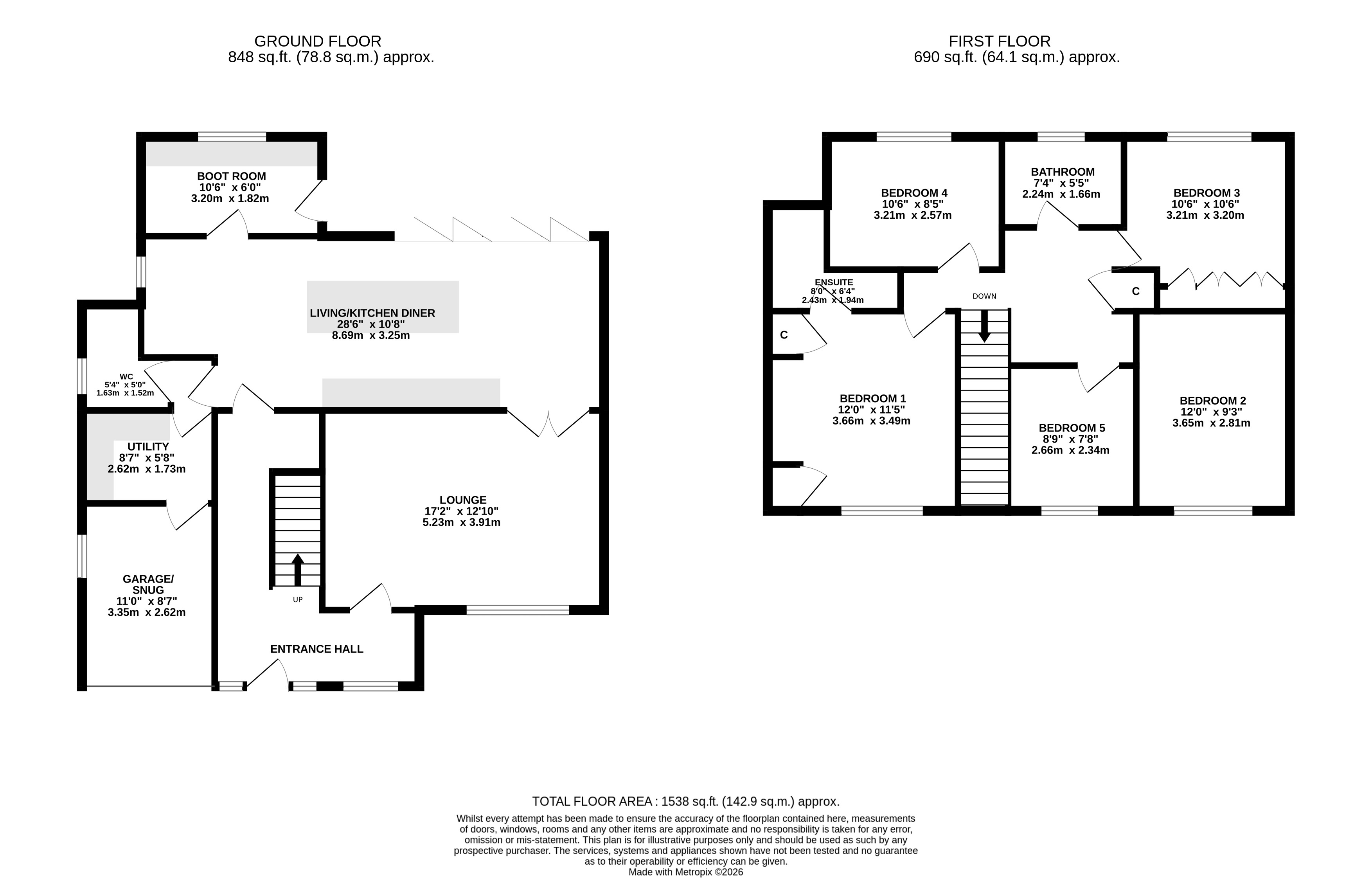 37, Larkfield Road, Leeds floorplan