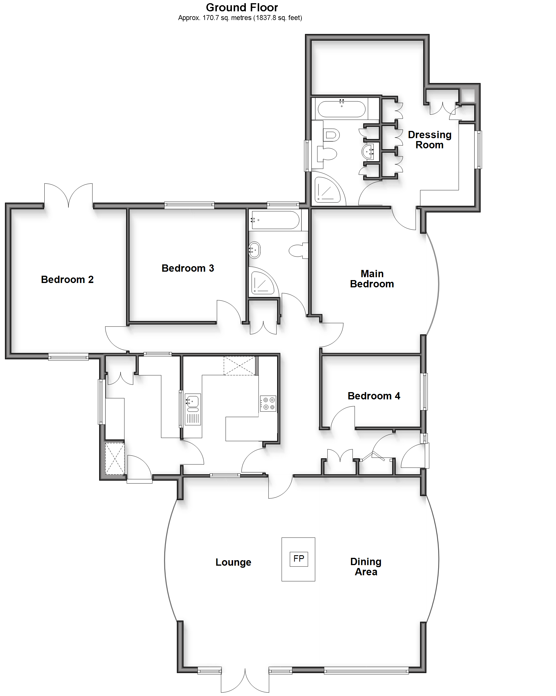 Greensleeves, Dane Court Road, Broadstairs floorplan