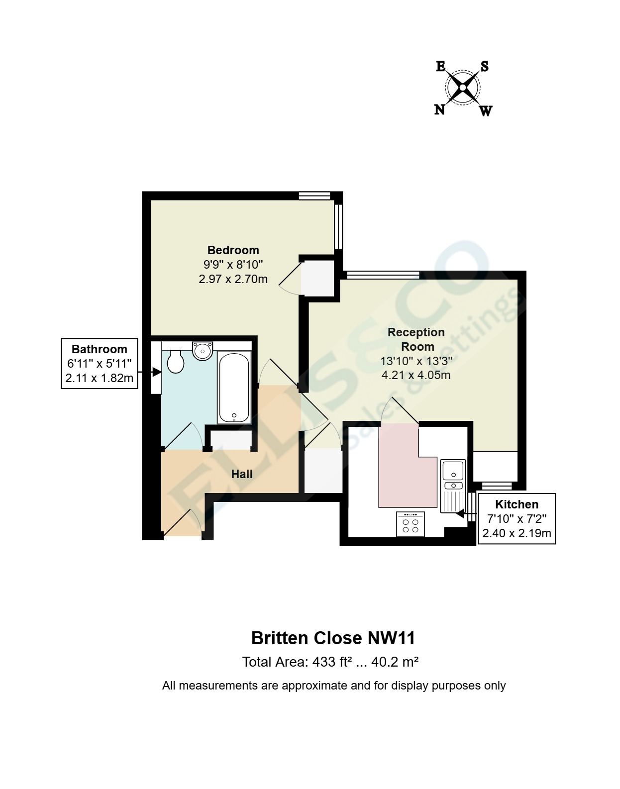 15, Britten Close, Golders Green floorplan