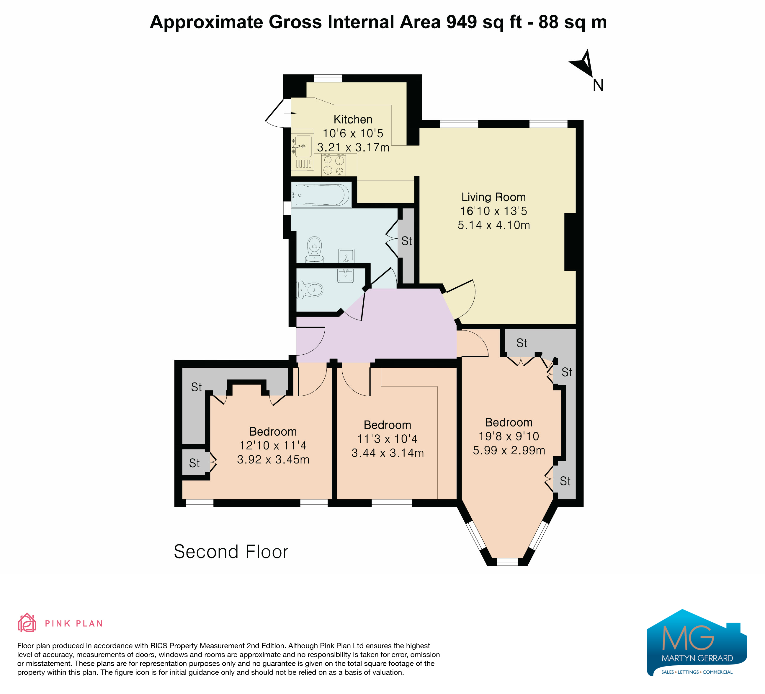 Flat 17, Bramford Court,, High Street, London floorplan