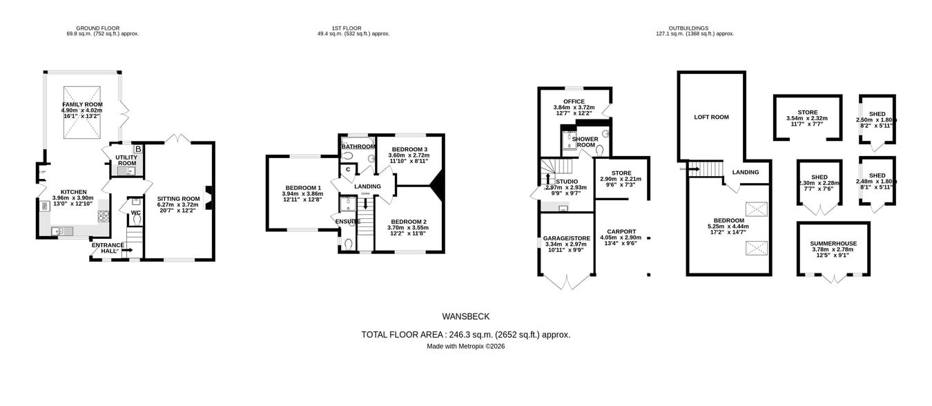 Wansbeck, Mount Pleasant Lane, Lymington floorplan
