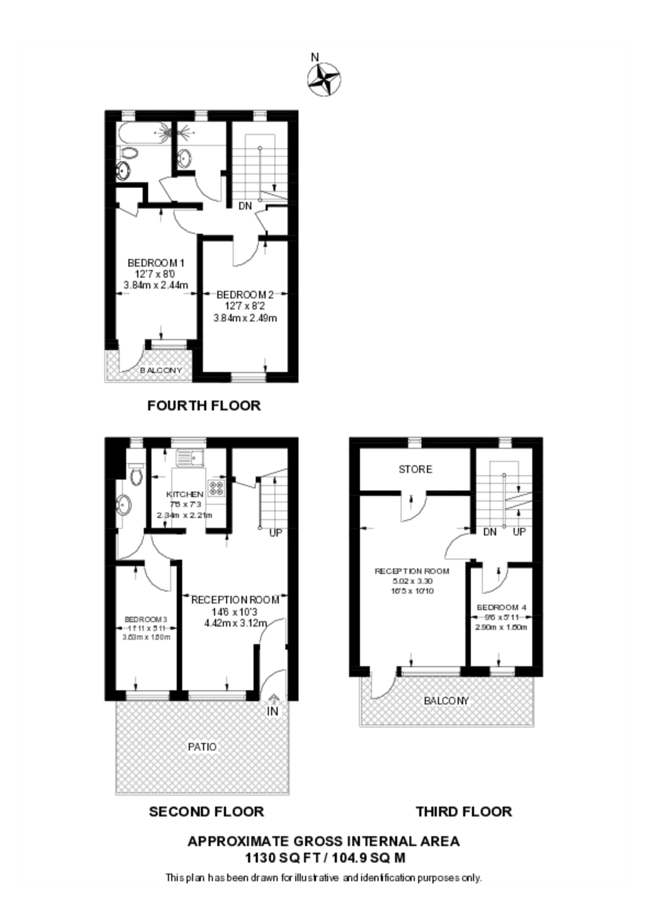 Lucey Way, Bermondsey floorplan