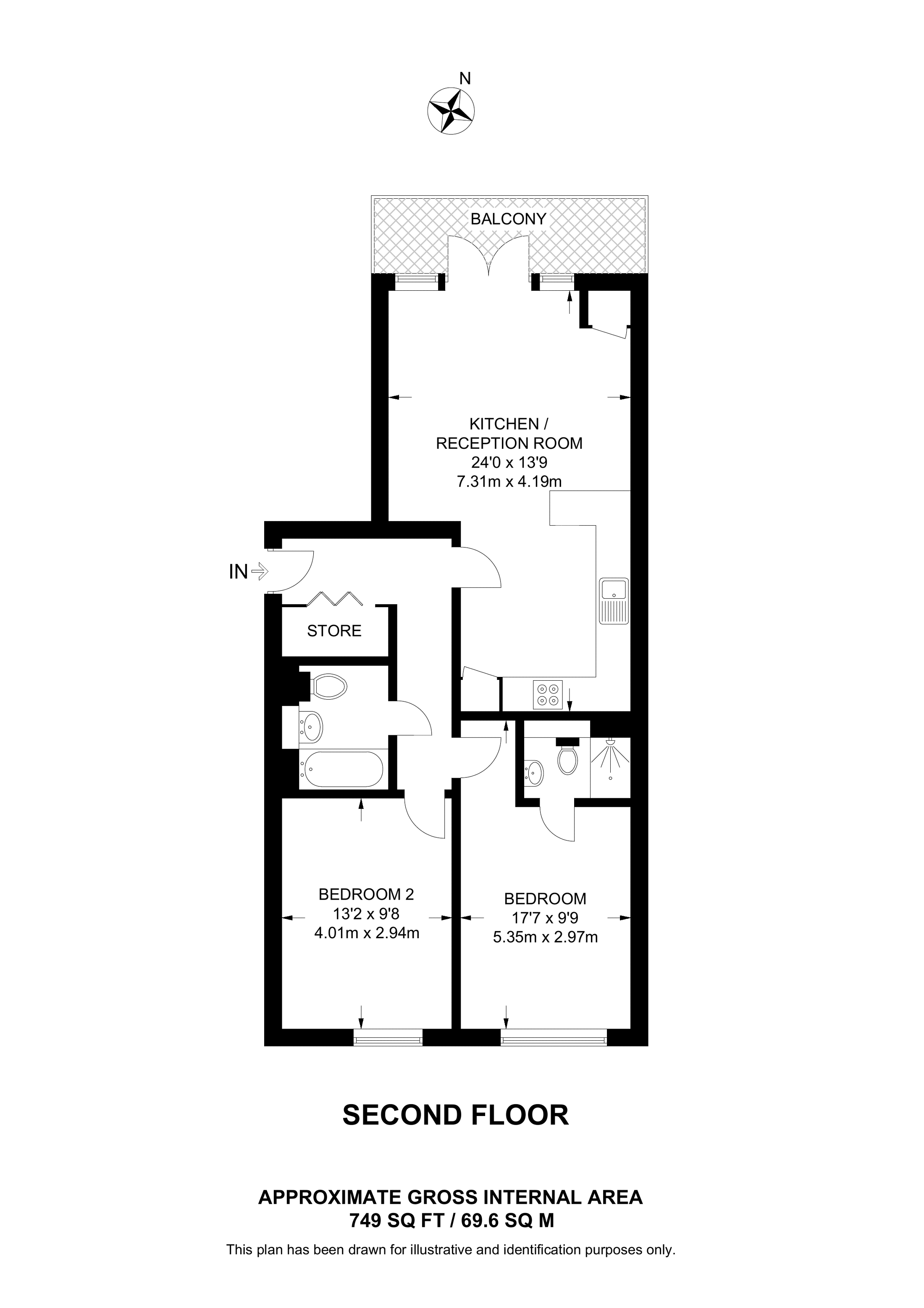 Montague Road, Central Croydon, Croydon CR0, 2 bedroom flat to rent 66049237 PrimeLocation