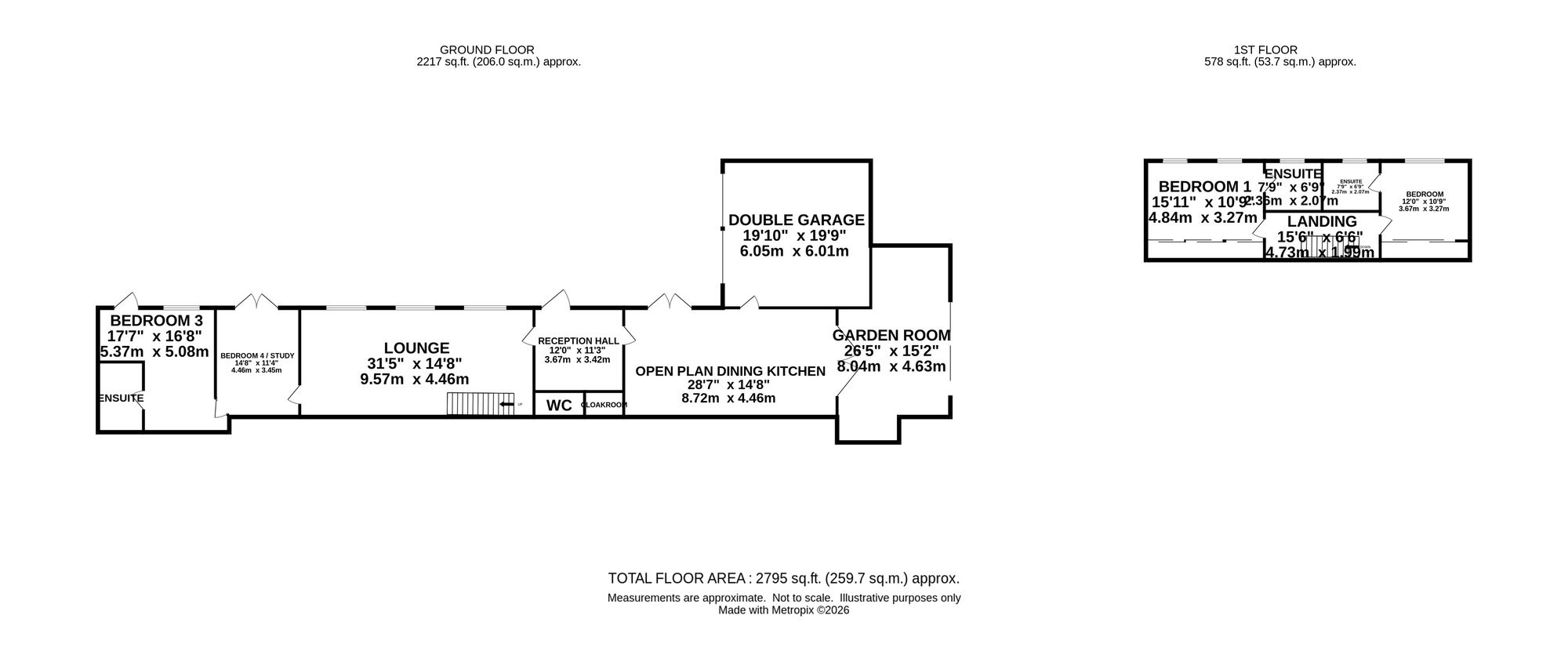 2 Brookhouse Barn Congleton Road, Macclesfield floorplan