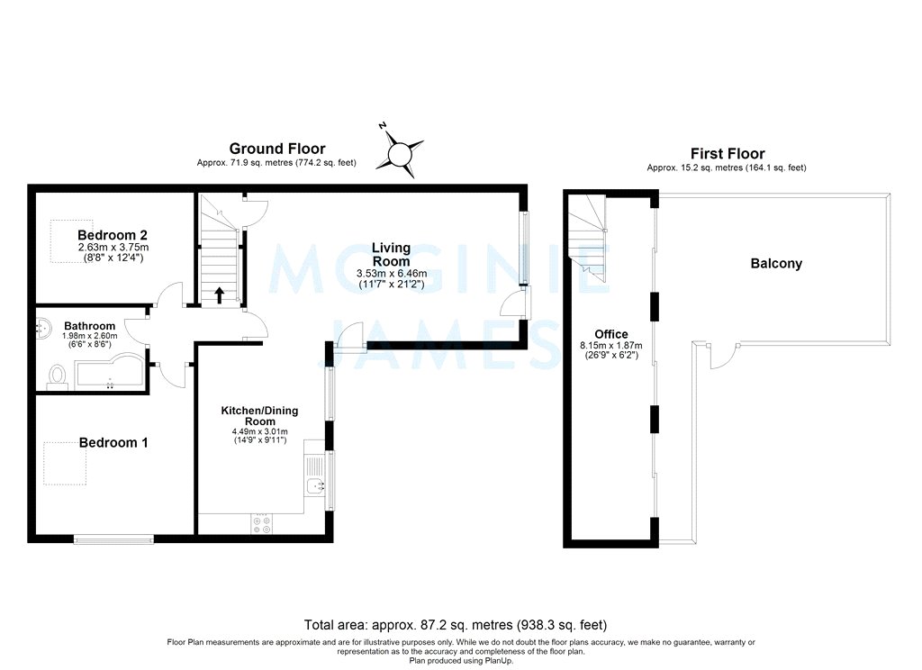 The Old Bakery 87G,, Severn Road, Cardiff floorplan