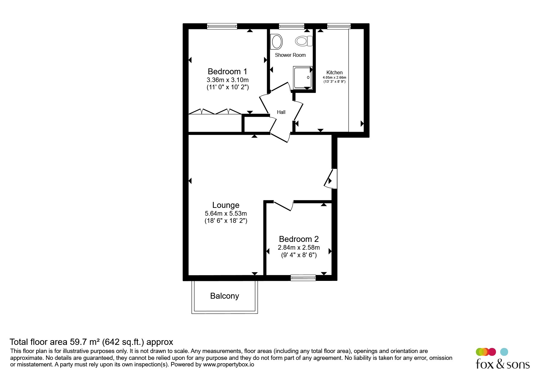 FLAT 8, Christchurch Court, South Street, Crewkerne floorplan
