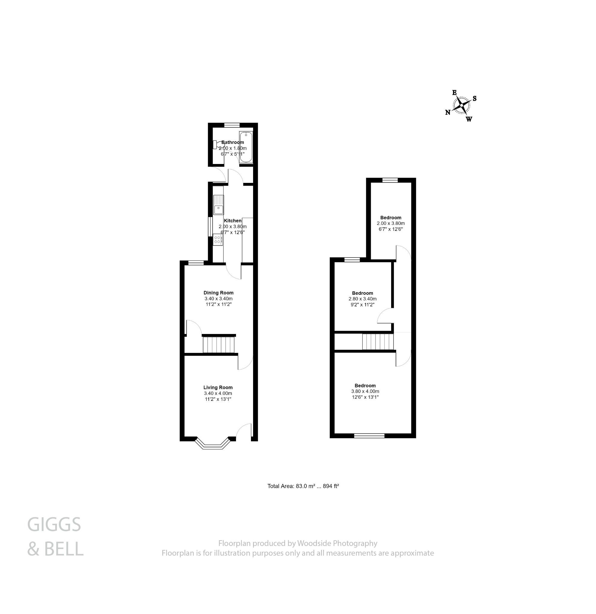 50 Newcombe Road, Luton, Bedfordshire floorplan