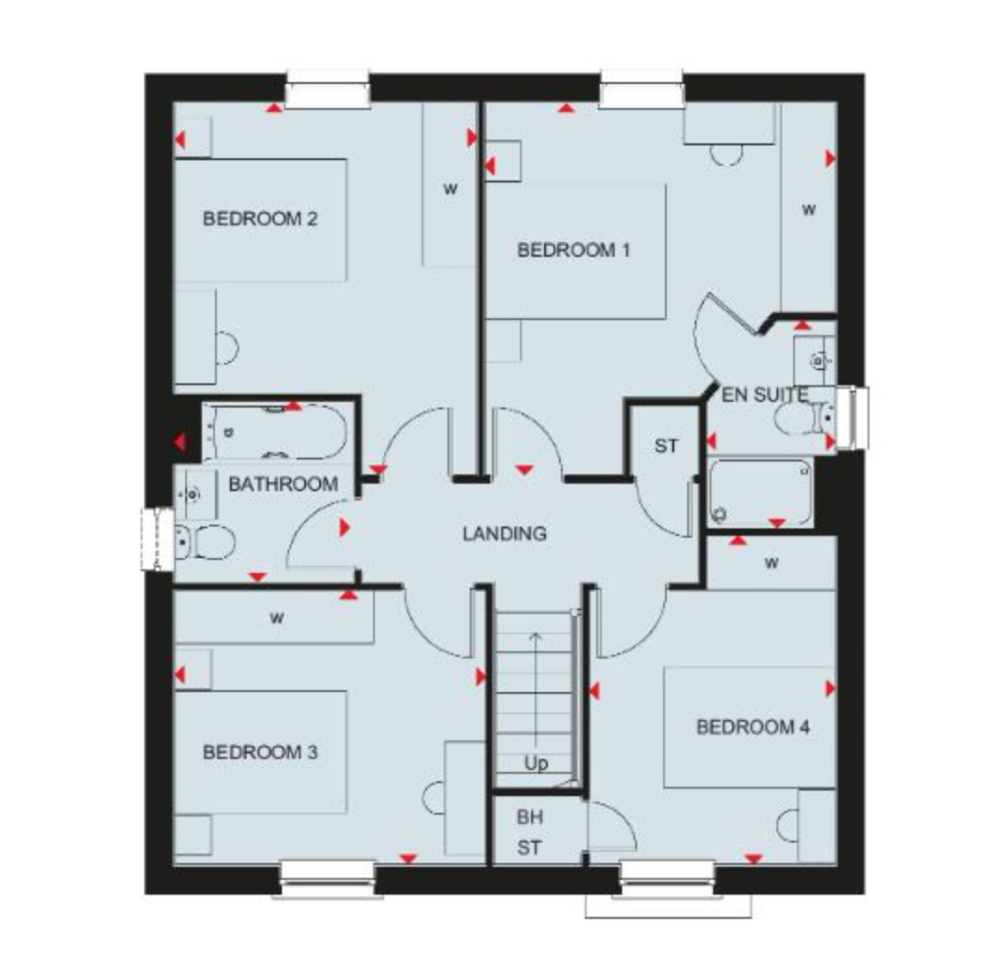 The Kirkdale, Clockmakers, Shropshire floorplan