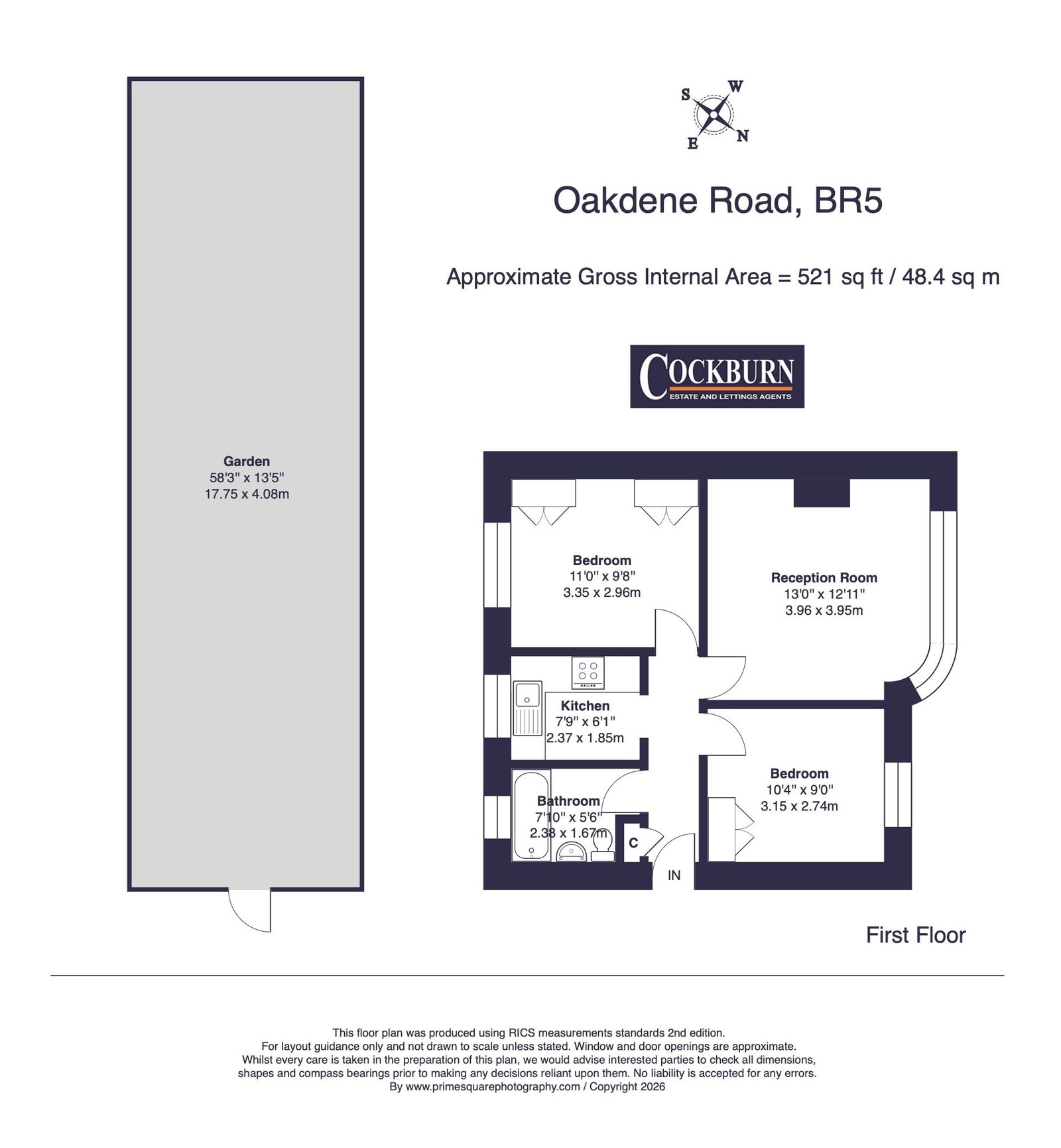 91, Oakdene Road, Orpington floorplan