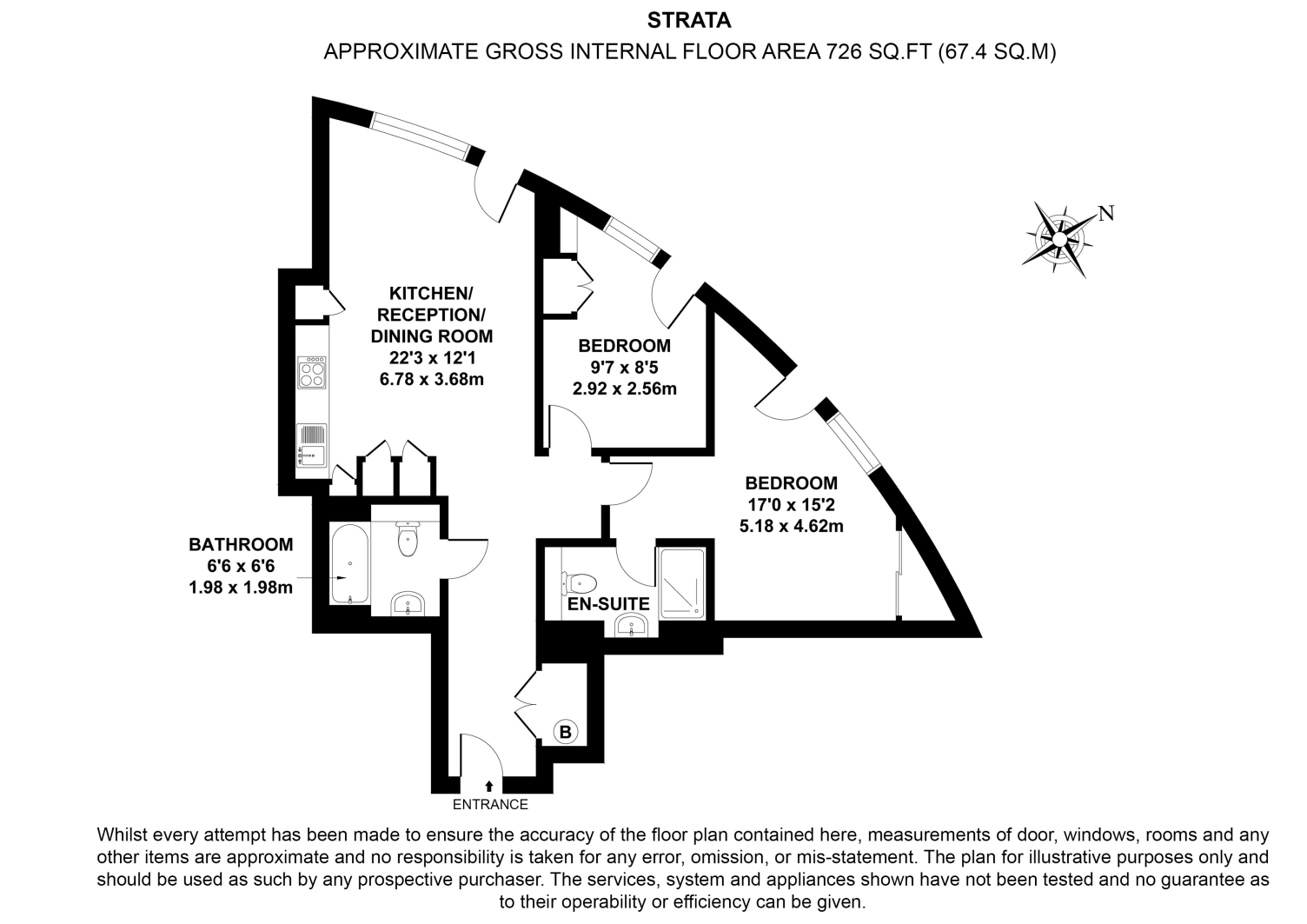 Strata , Walworth Road, London  floorplan
