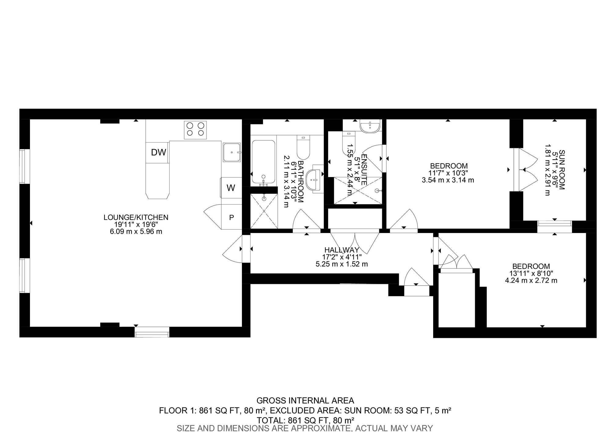 Pollyanna Apts & Shop, Richmond House, The Strand, Saundersfoot floorplan