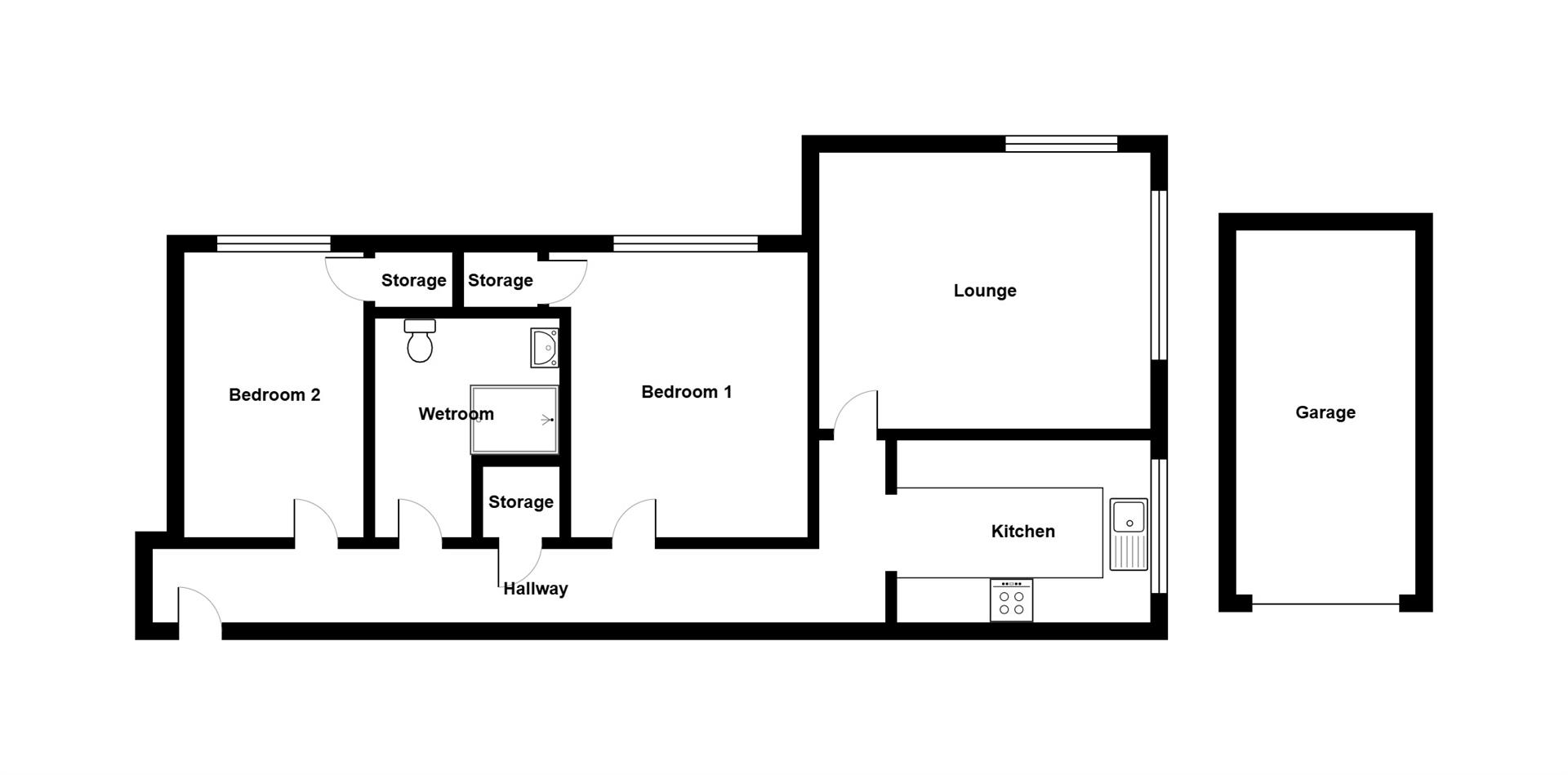 22 Mowlem Court, Rempstone Road, Swanage floorplan