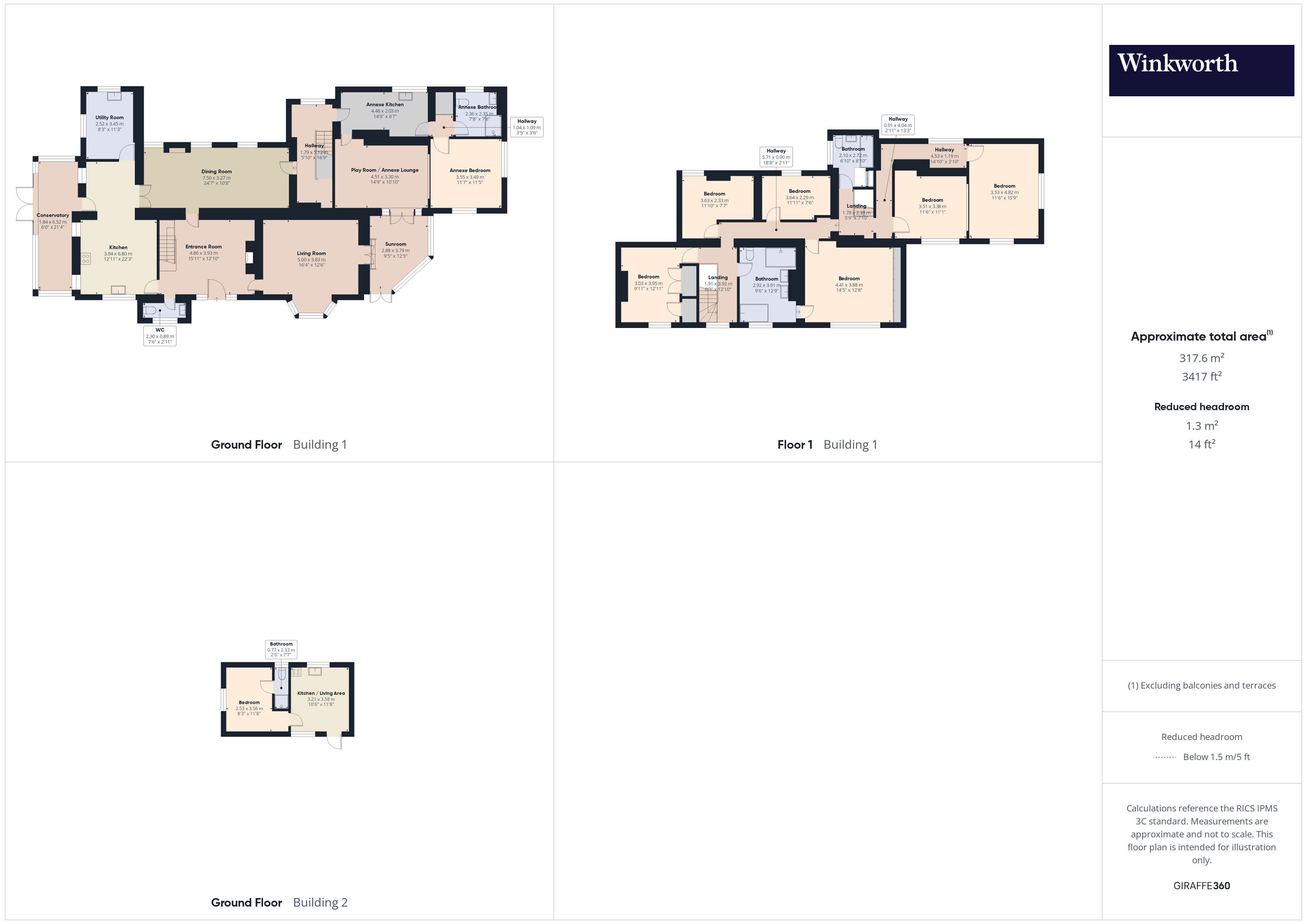 Littlestead Green Farm,, Row Lane, Reading floorplan